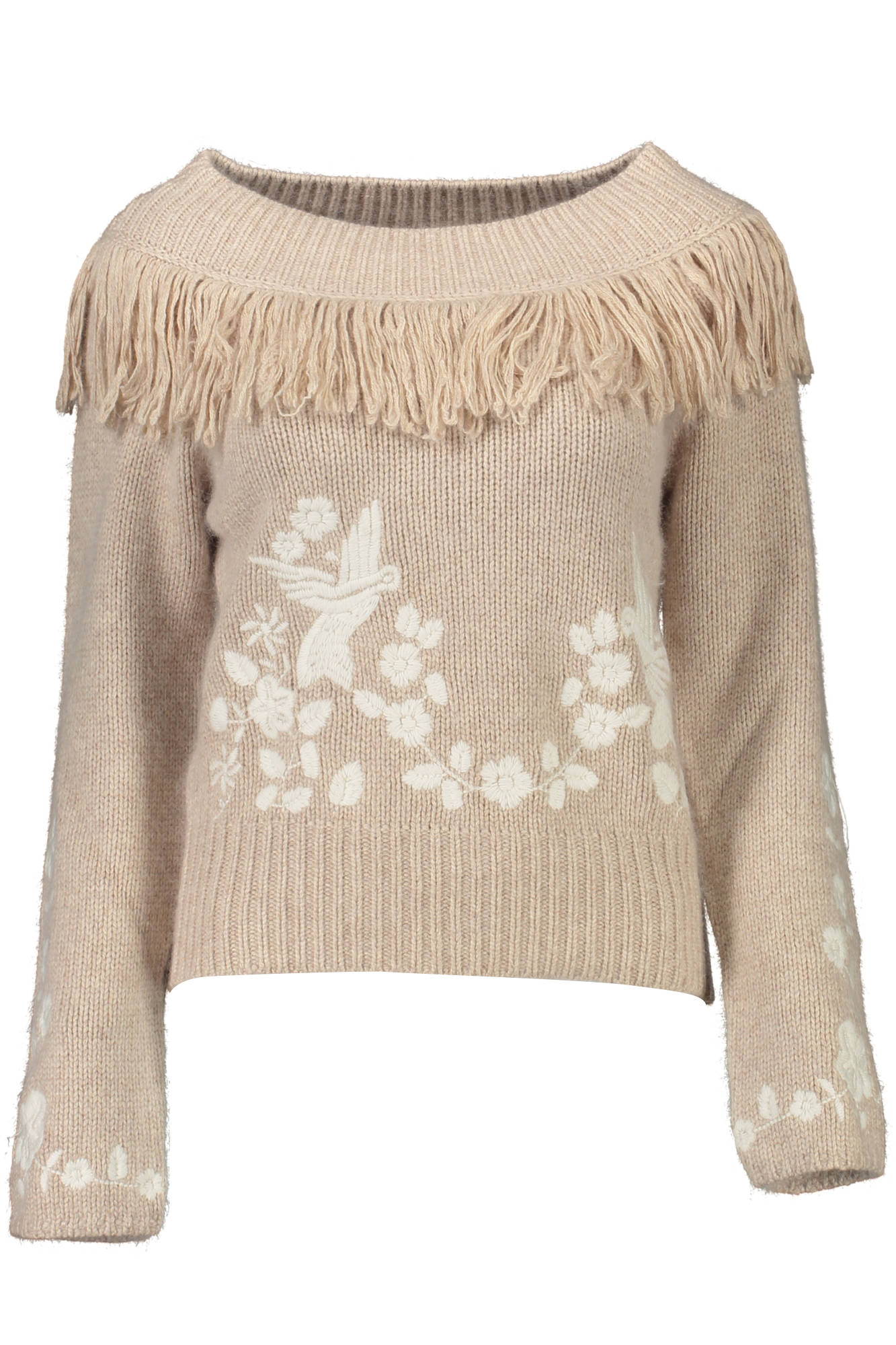 BLUGIRL BEIGE WOMAN SWEATER