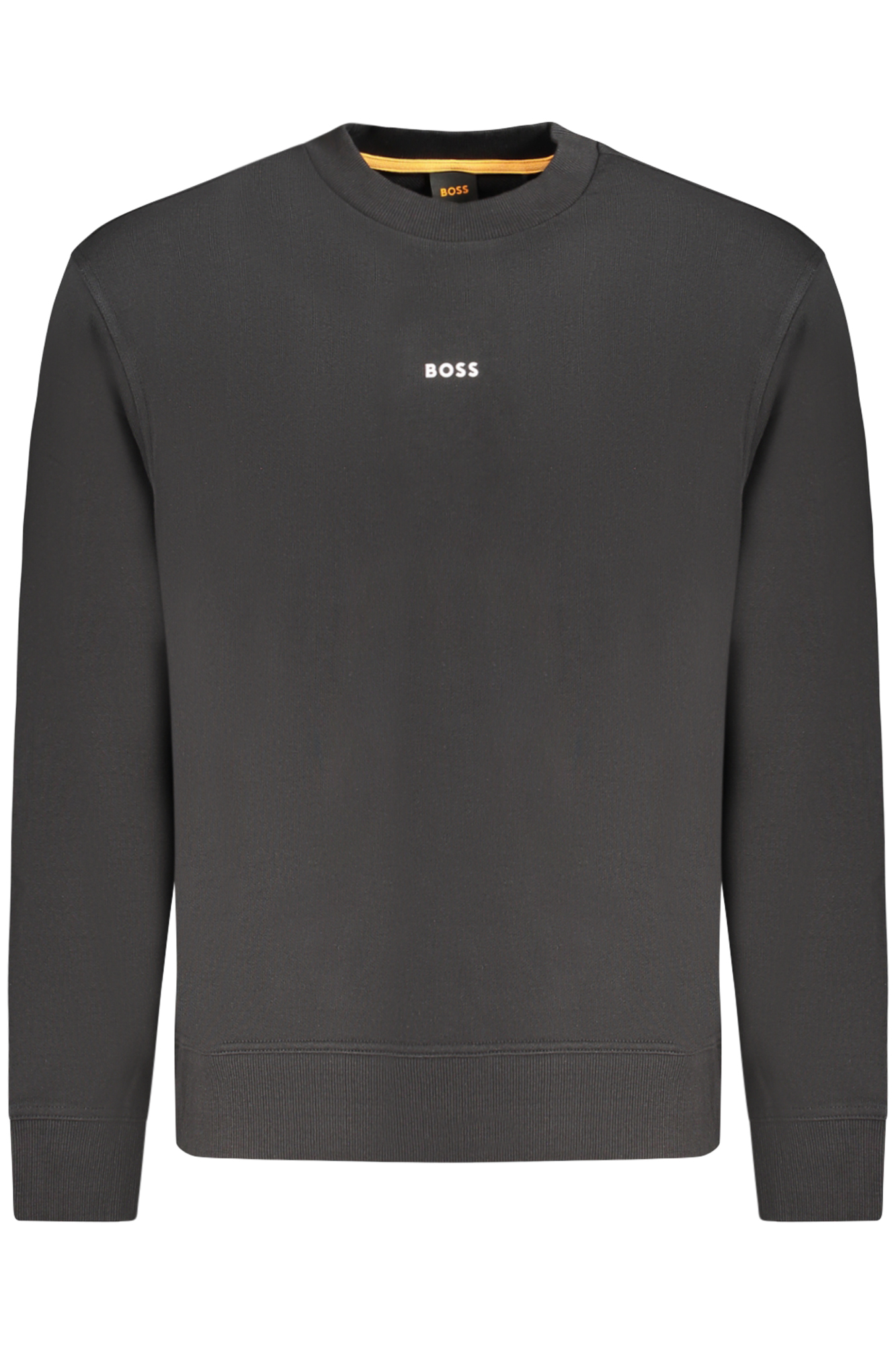HUGO BOSS MEN&#039;S BLACK ZIP-UP SWEATSHIRT