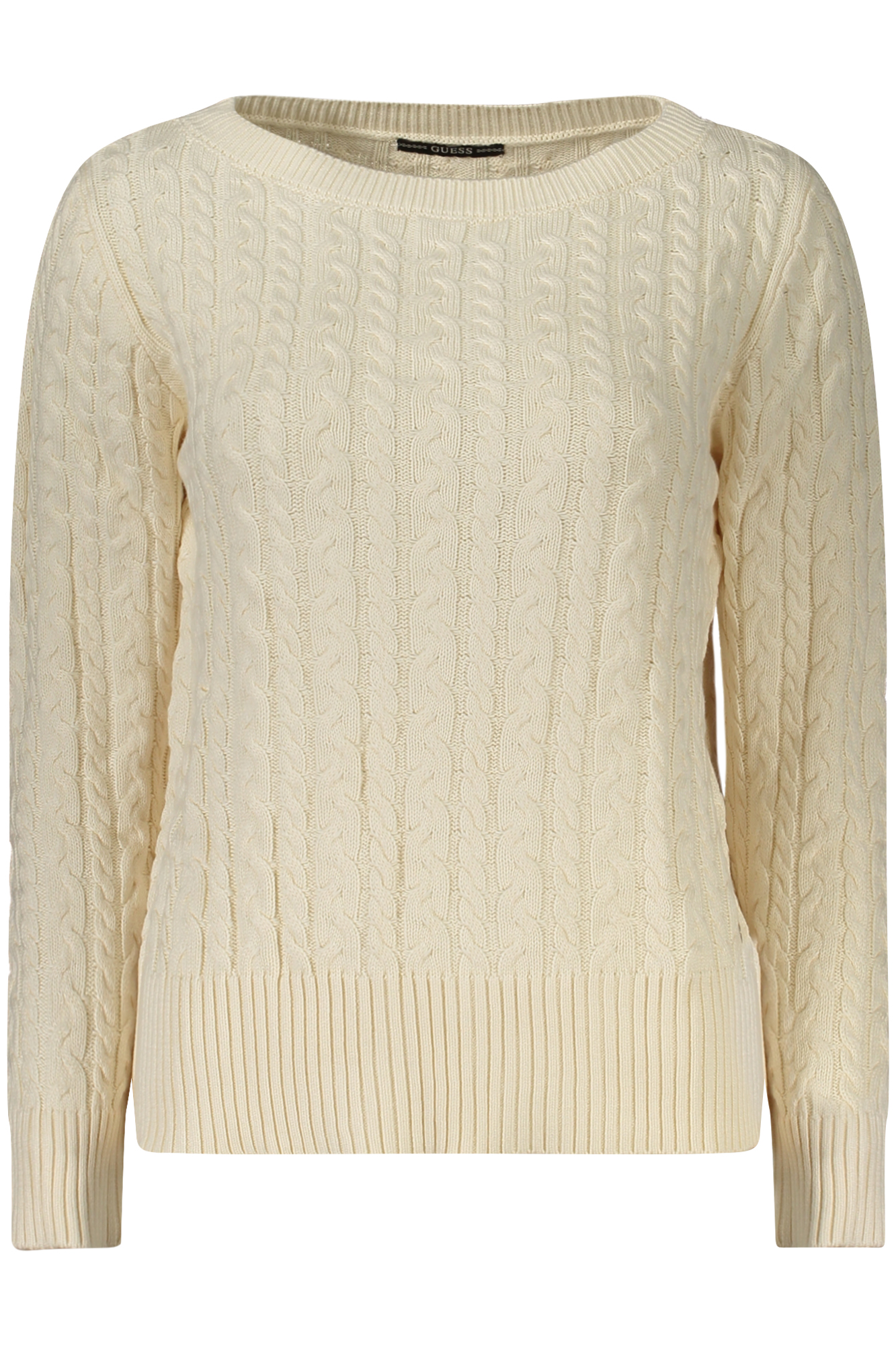 GUESS JEANS WOMEN'S WHITE SWEATER