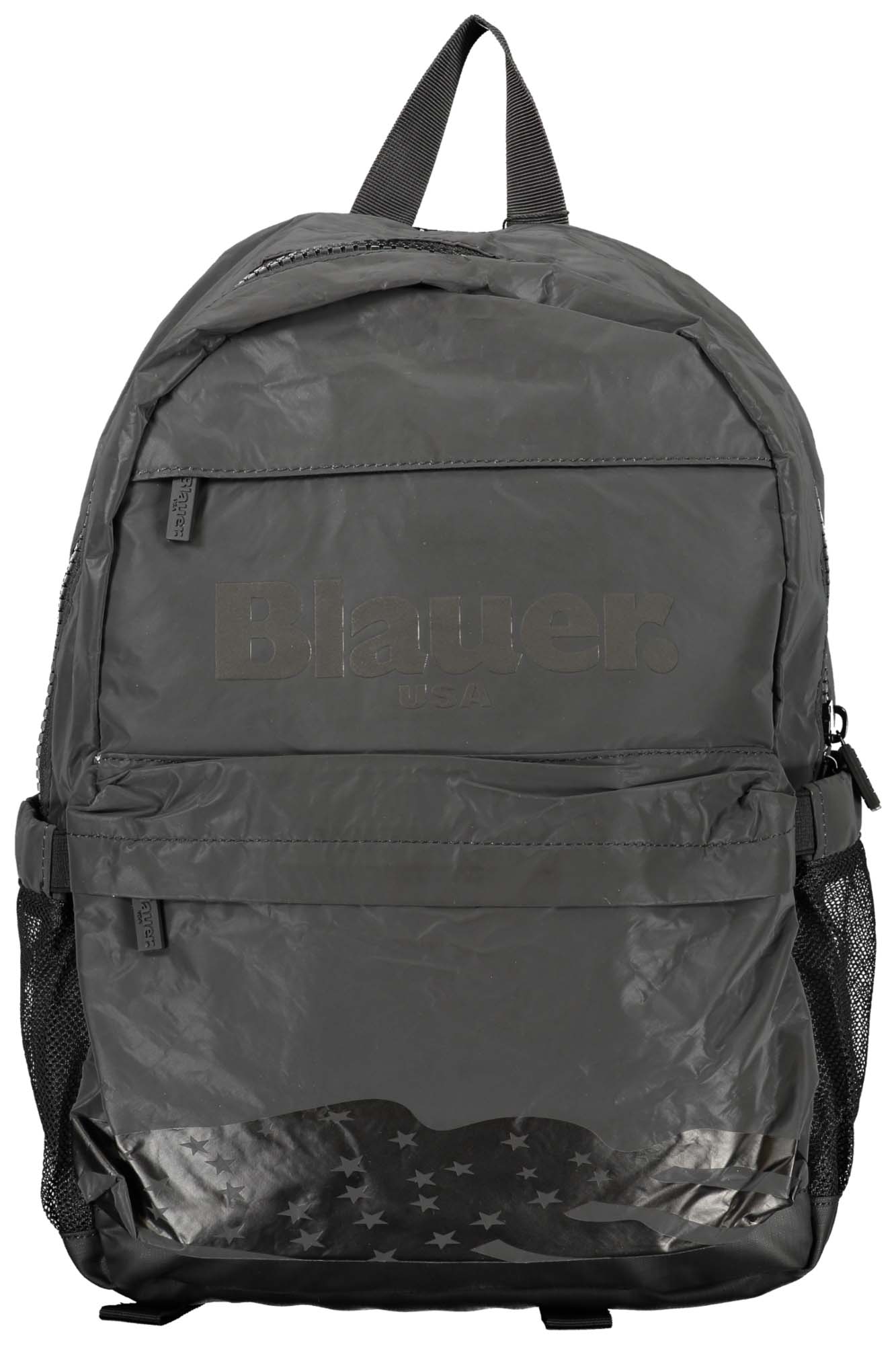 BLAUER MEN&#039;S BLACK BACKPACK