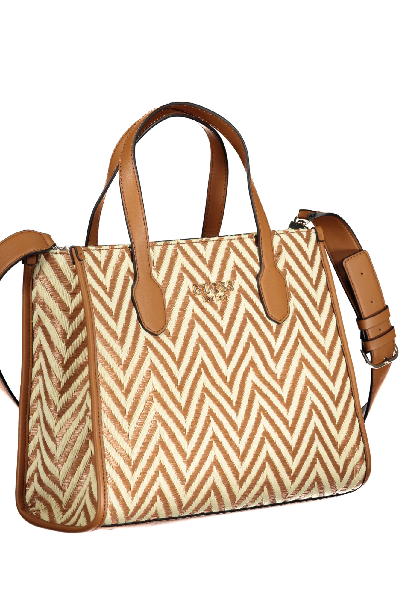 Geantă de damă maro GUESS JEANS