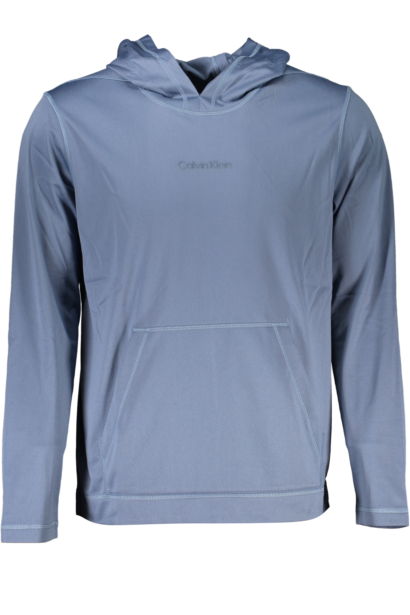 CALVIN KLEIN MEN'S BLUE ZIPLESS SWEATSHIRT