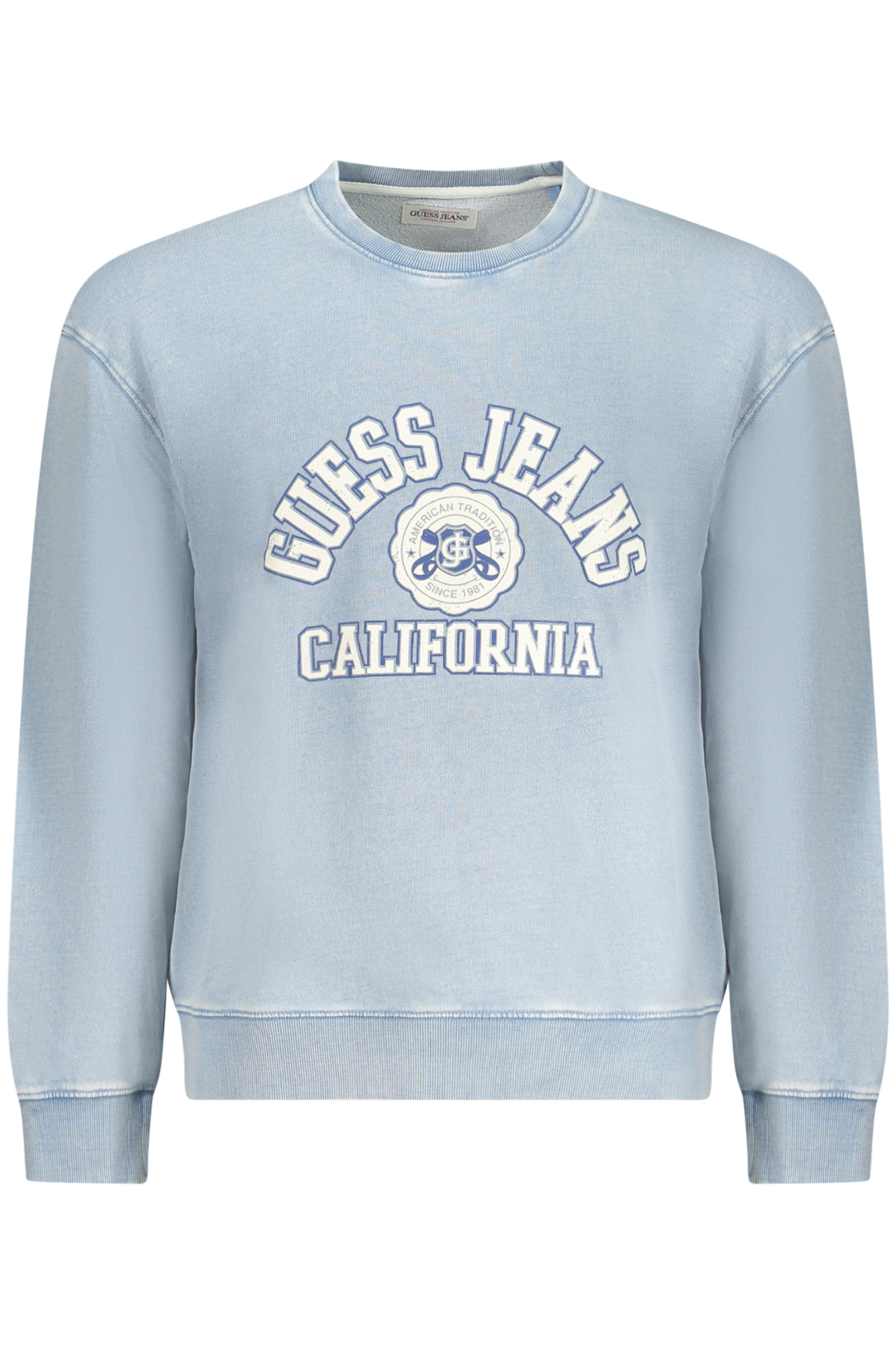 GUESS JEANS SWEATSHIRT WITHOUT ZIP MEN BLUE