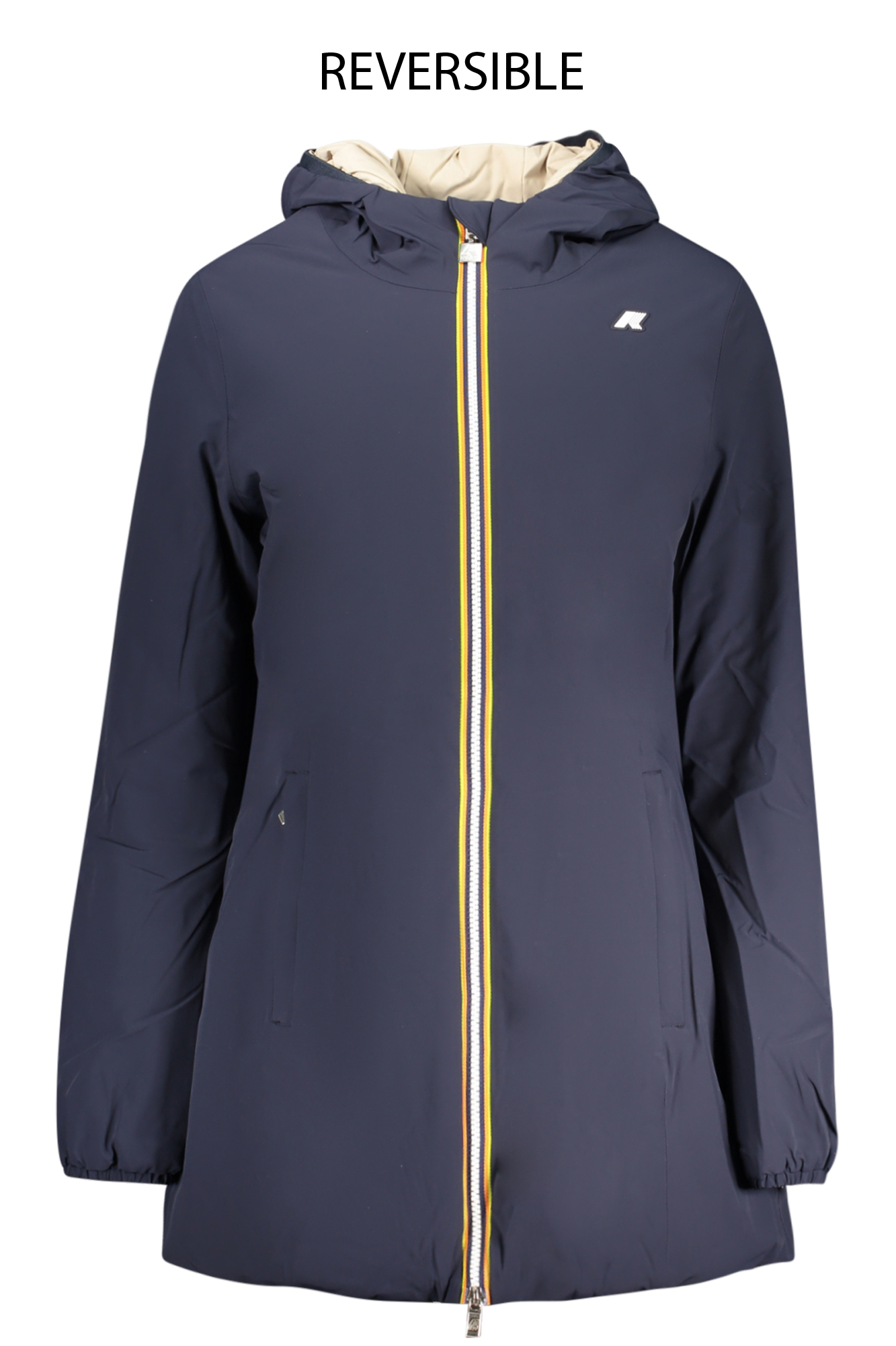 Дамско яке с качулка с две лица