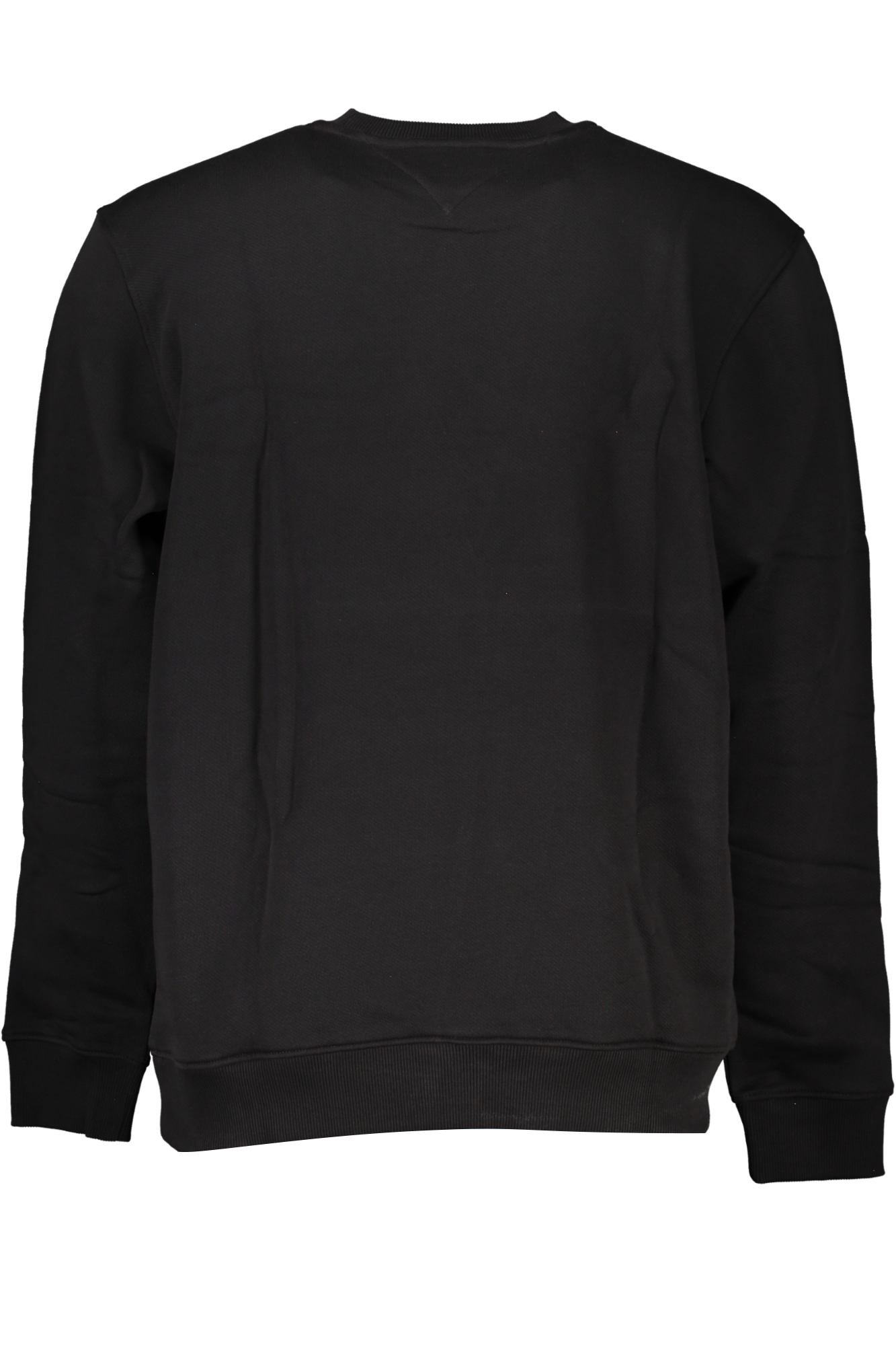 Tommy Hilfiger Men&#039;s Black Sweatshirt with Brand Logo Suitable for Daily Use