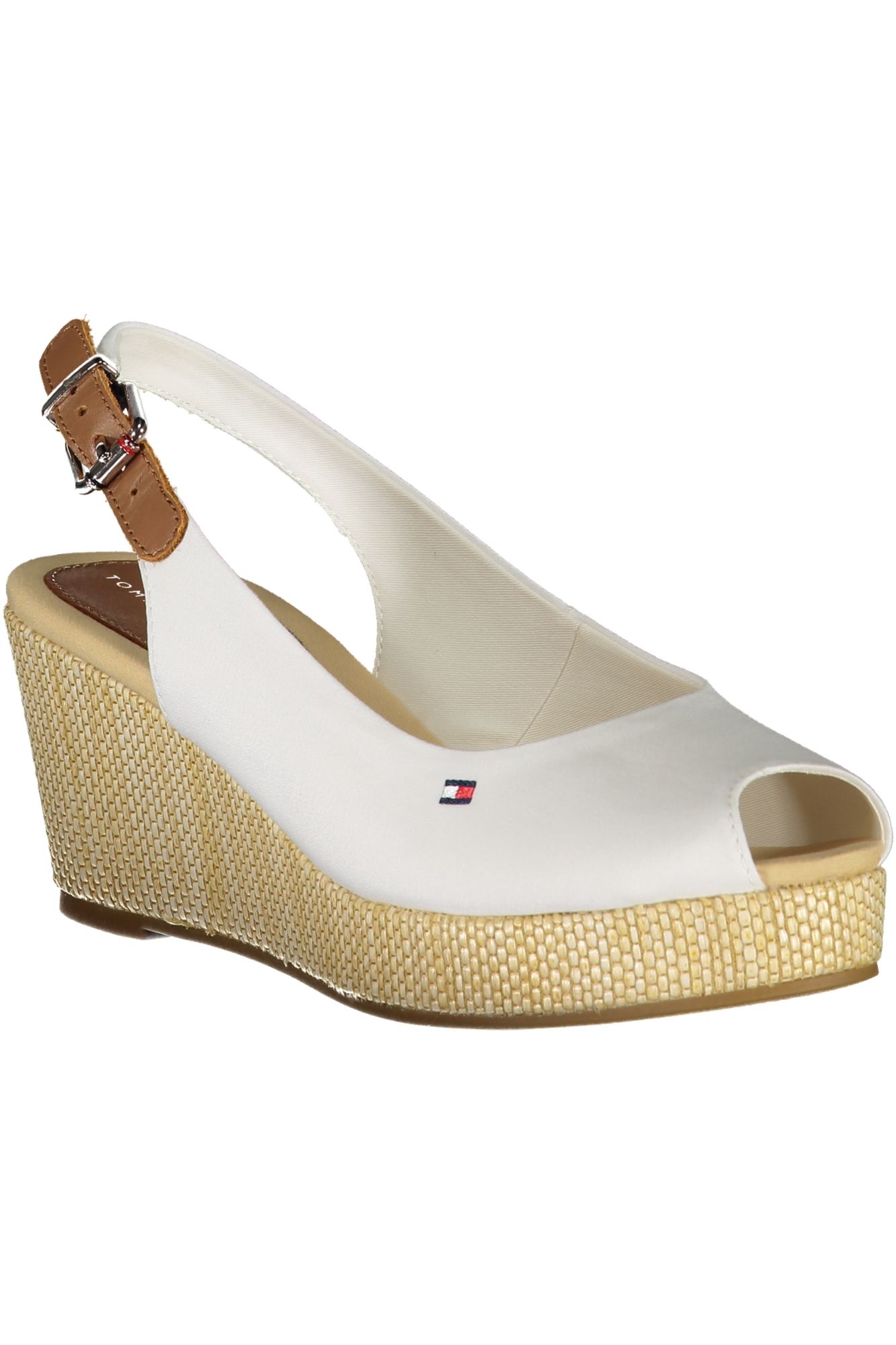 TOMMY HILFIGER WOMEN'S WHITE SANDAL FOOTWEAR