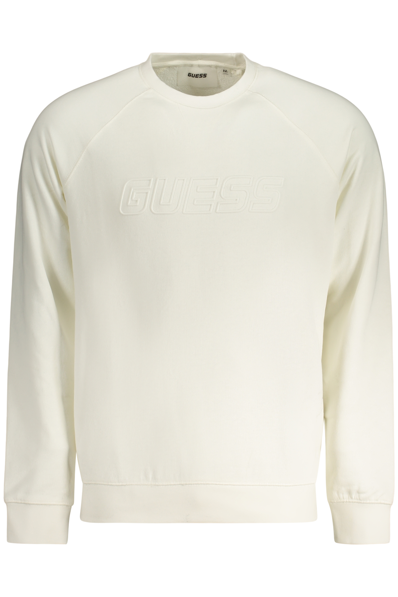 Biela mikina GUESS JEANS bez kapucne