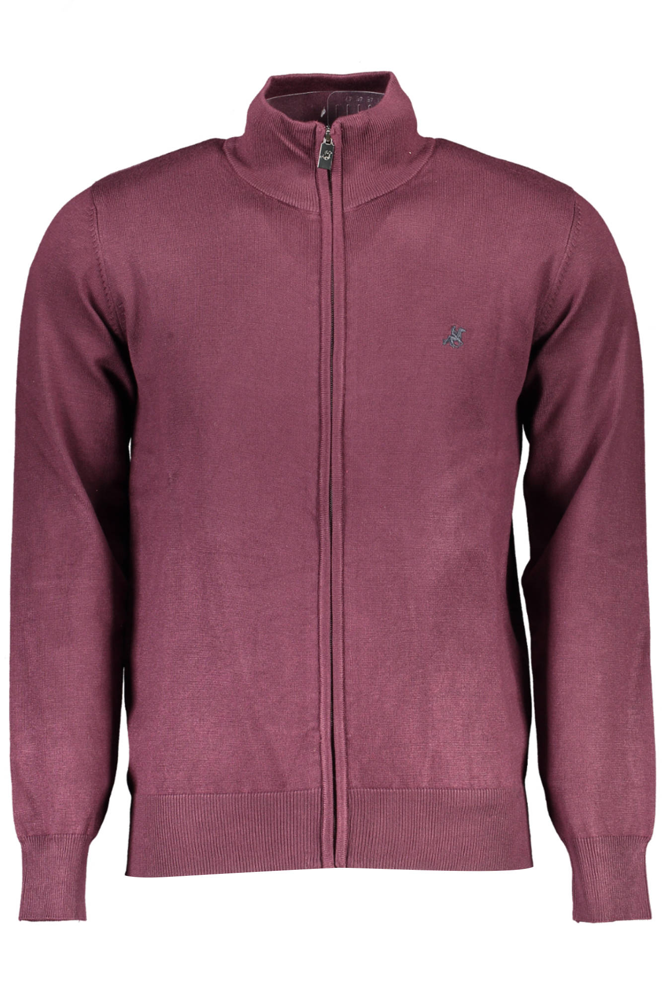 US GRAND POLO MEN'S RED CARDIGAN