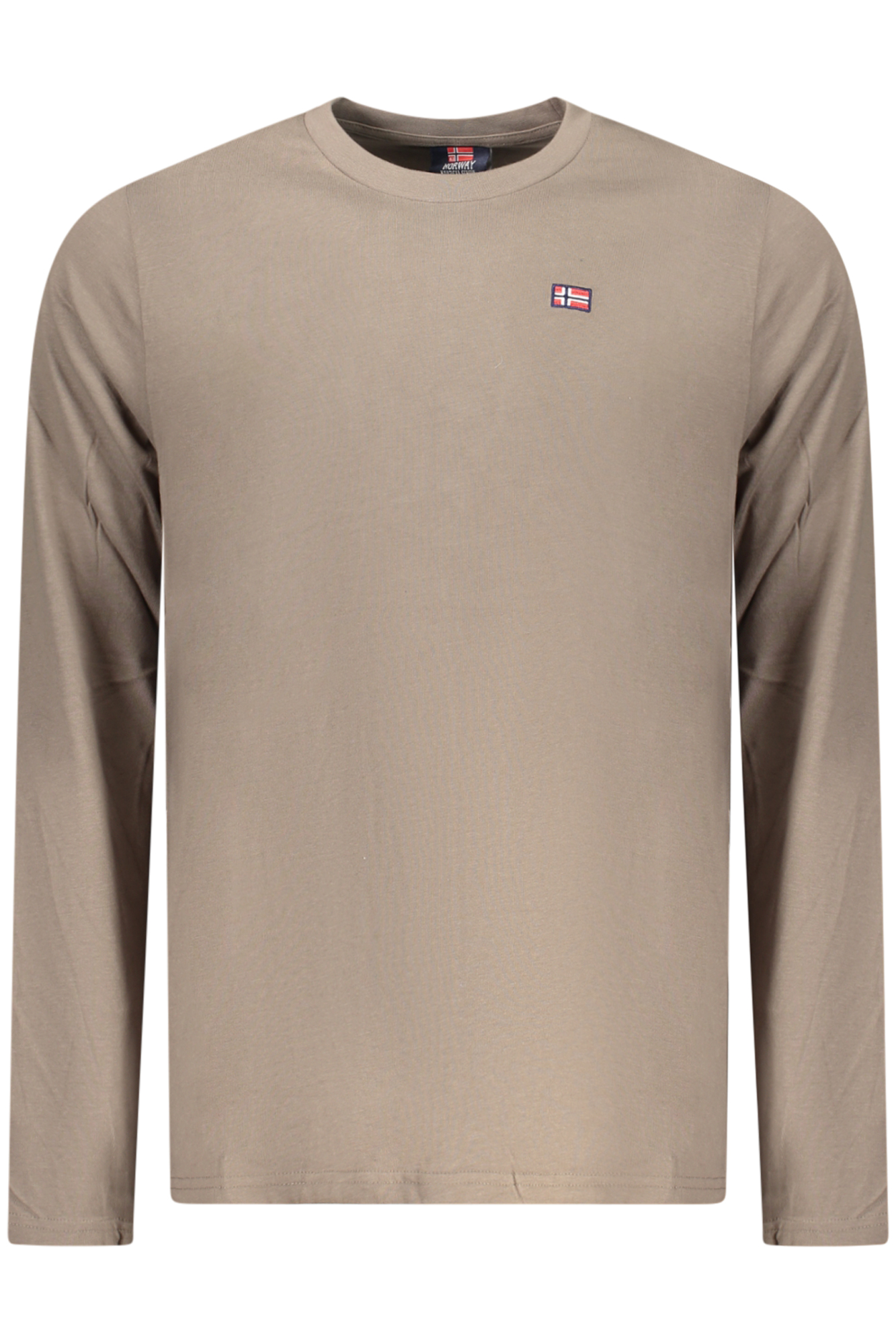 NORWAY 1963 MEN'S LONG-SLEEVE T-SHIRT BROWN