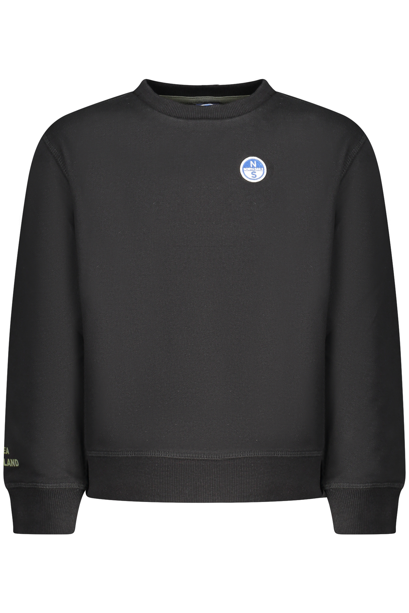 NORTH SAILS CHILDREN'S BLACK ZIP-UP SWEATSHIRT