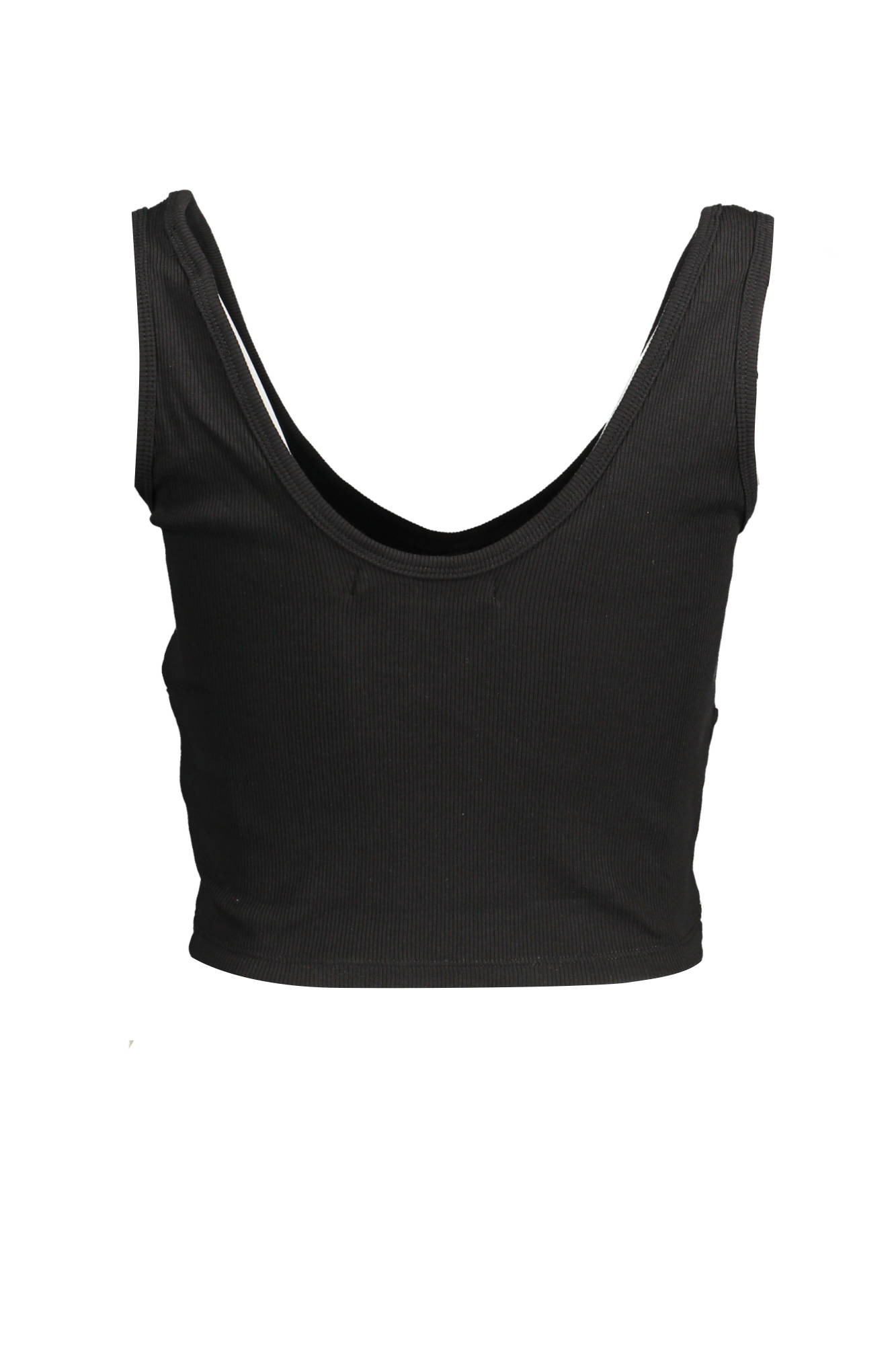 Top scurt negru Calvin Klein