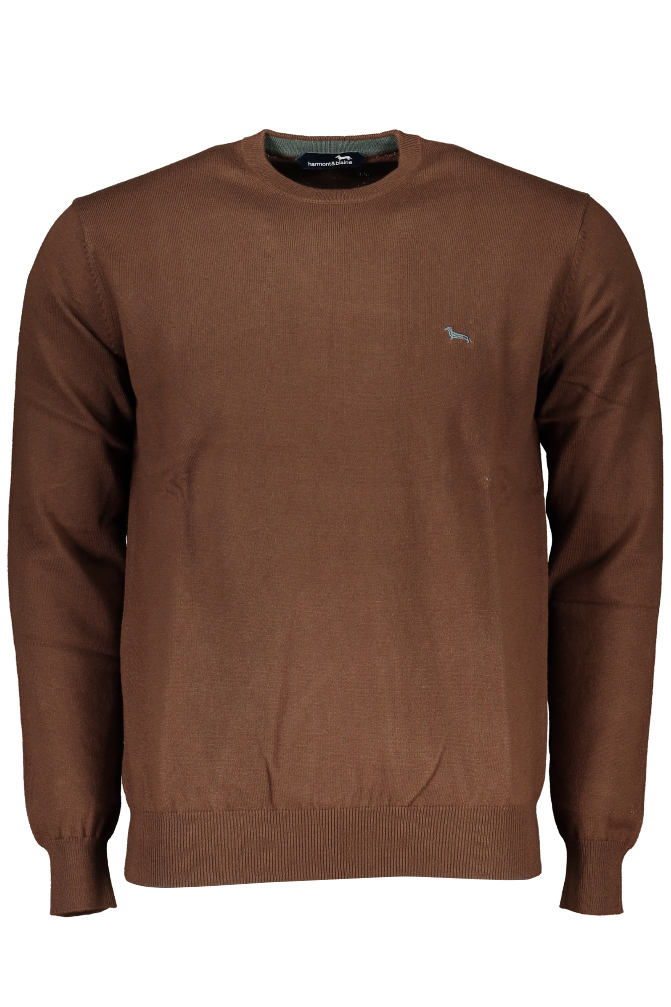 HARMONT &amp; BLAINE BROWN MEN&#039;S SWEATER