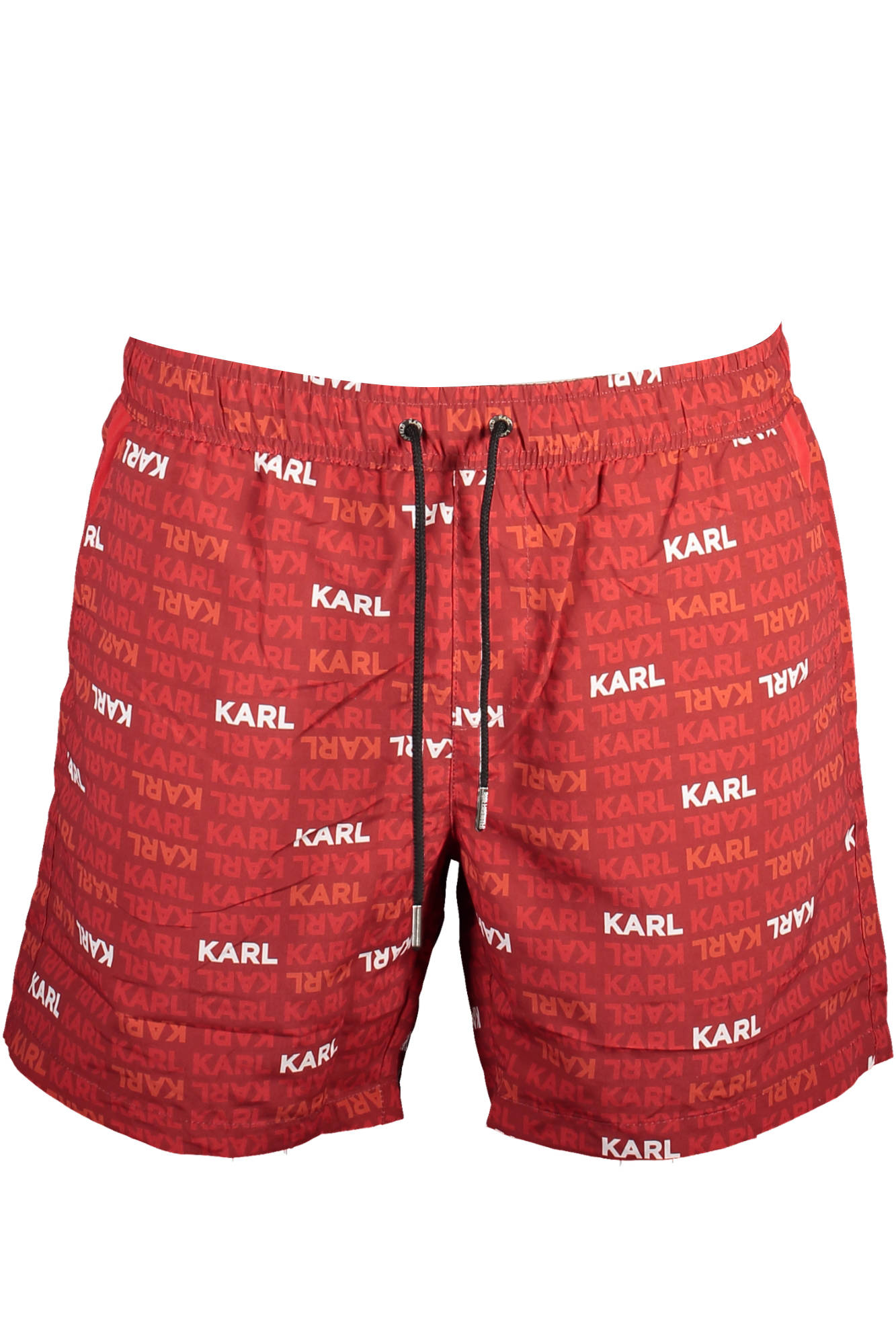 KARL LAGERFELD BEACHWEAR SWIMSUIT MEN'S BOTTOM RED