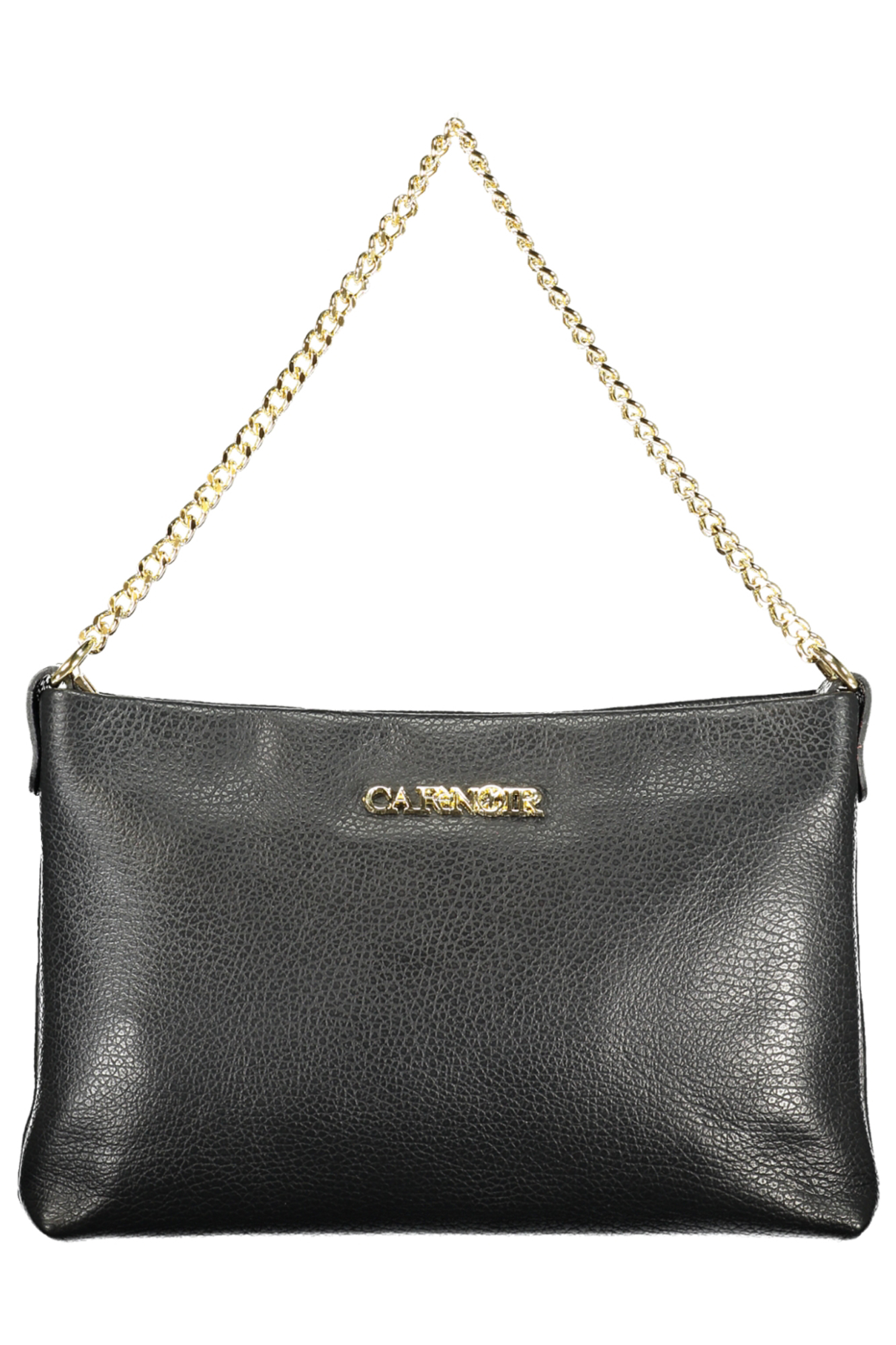 Černá kabelka přes rameno s řetízkem