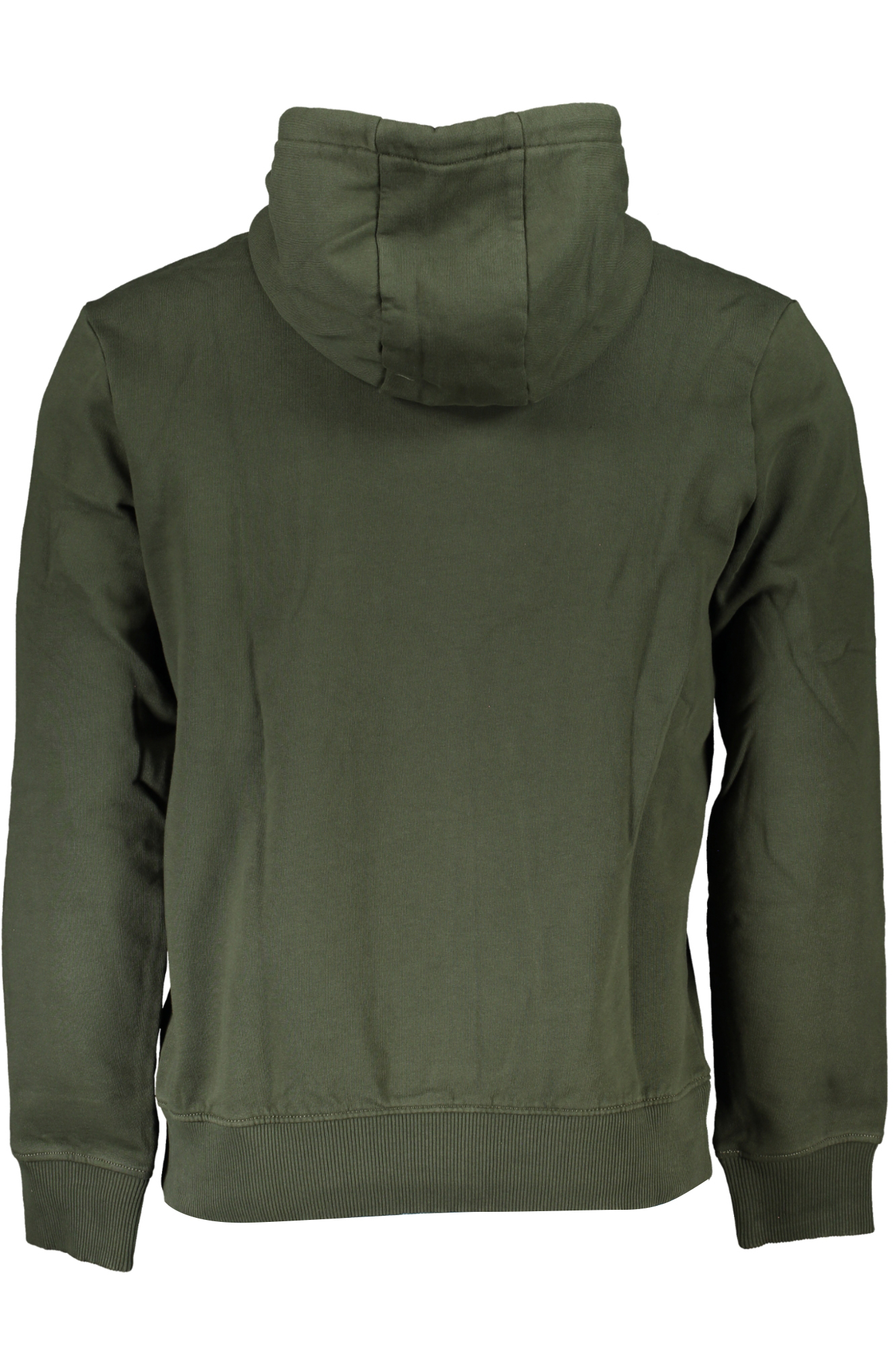 NAPAPIJRI GREEN MEN'S ZIPLESS SWEATSHIRT