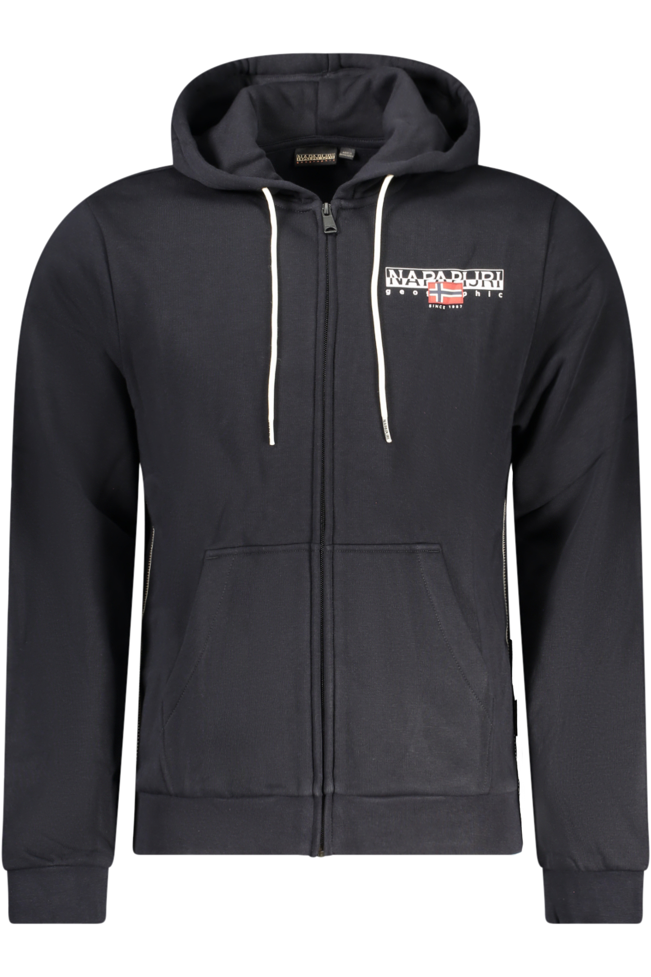 NAPAPIJRI MEN&#039;S ZIP-UP SWEATSHIRT BLACK