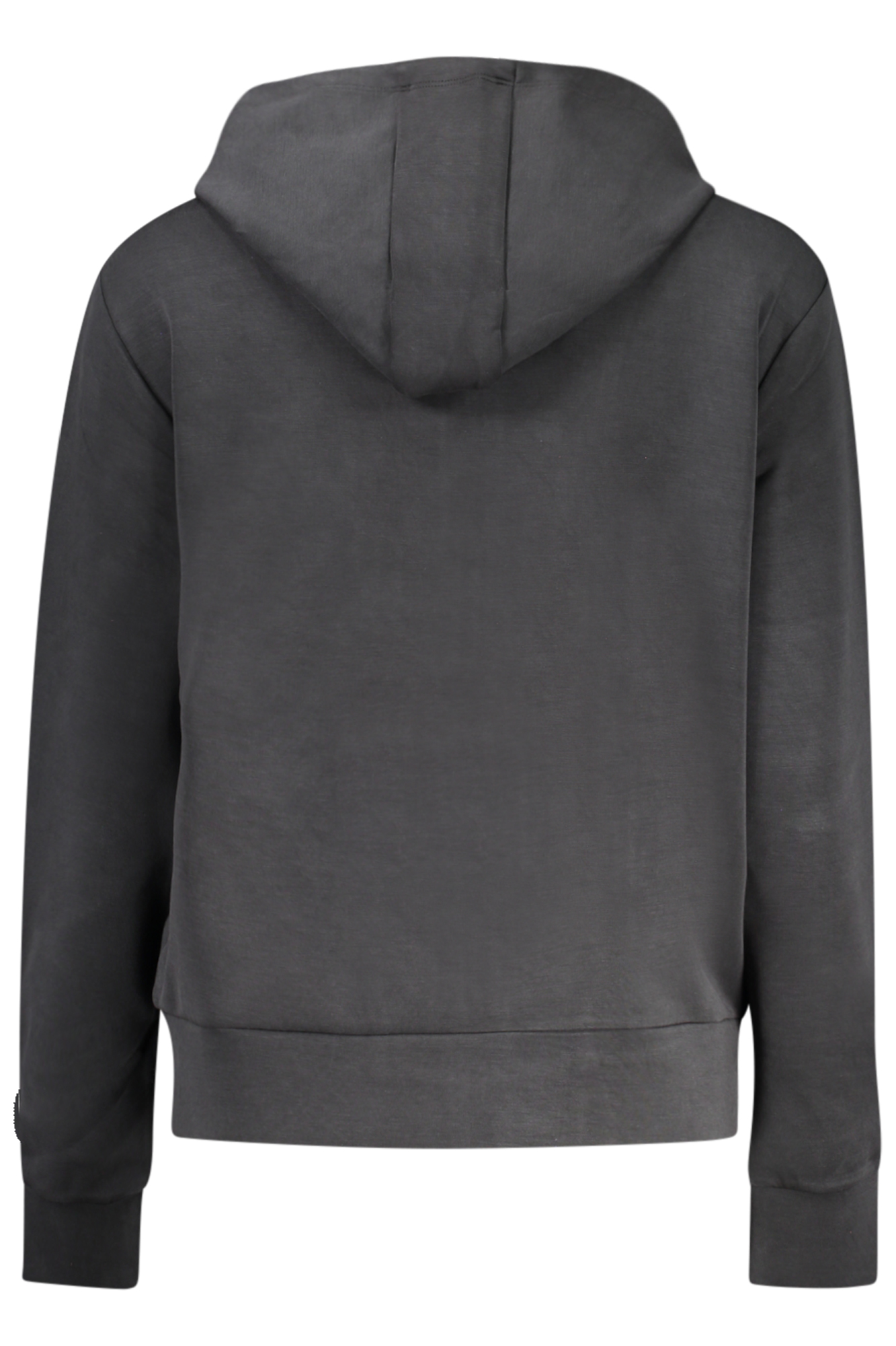 GUESS JEANS WOMEN&#039;S ZIP-UP SWEATSHIRT BLACK