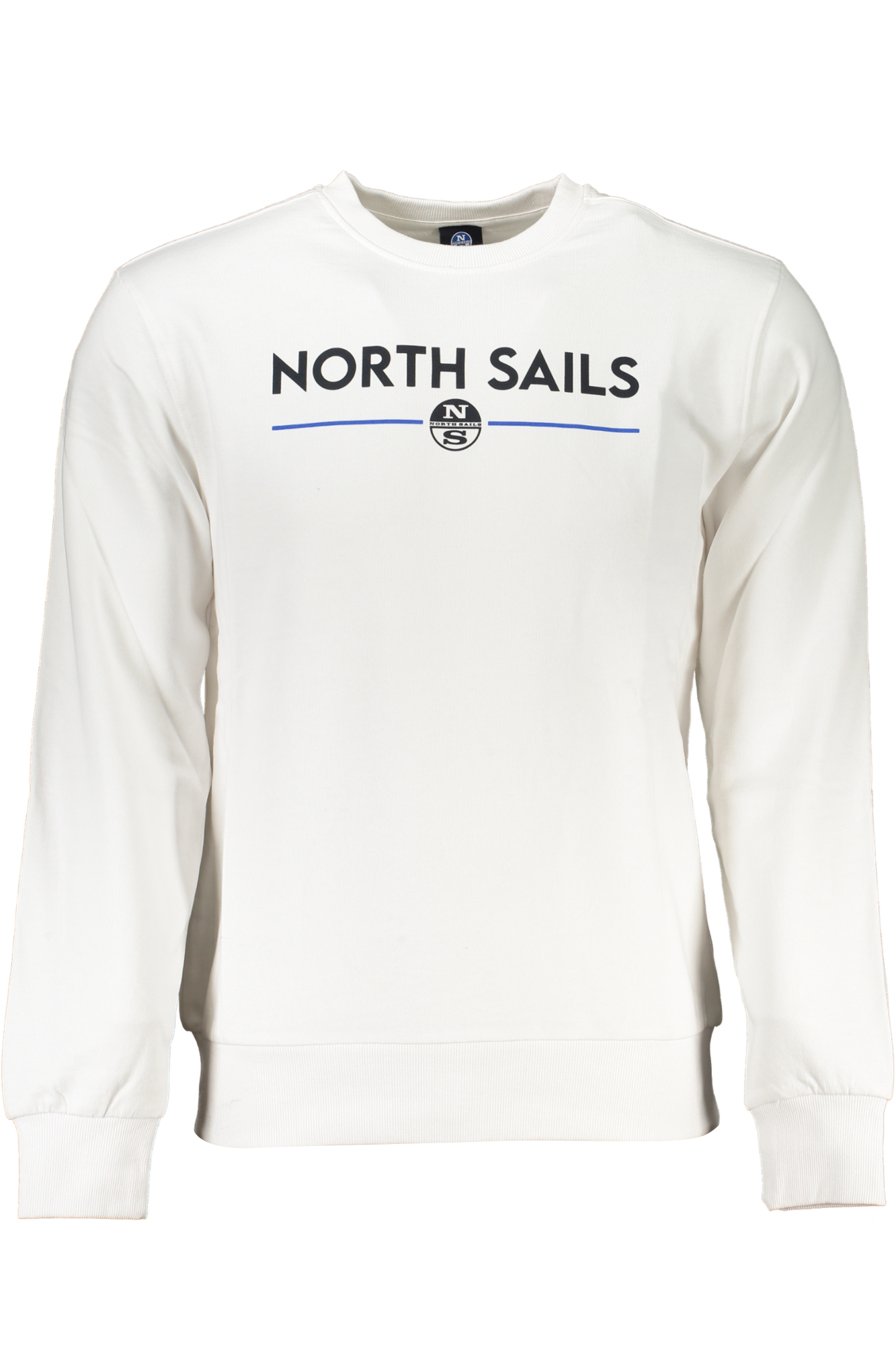 NORTH SAILS MEN&#039;S WHITE ZIPLESS SWEATSHIRT