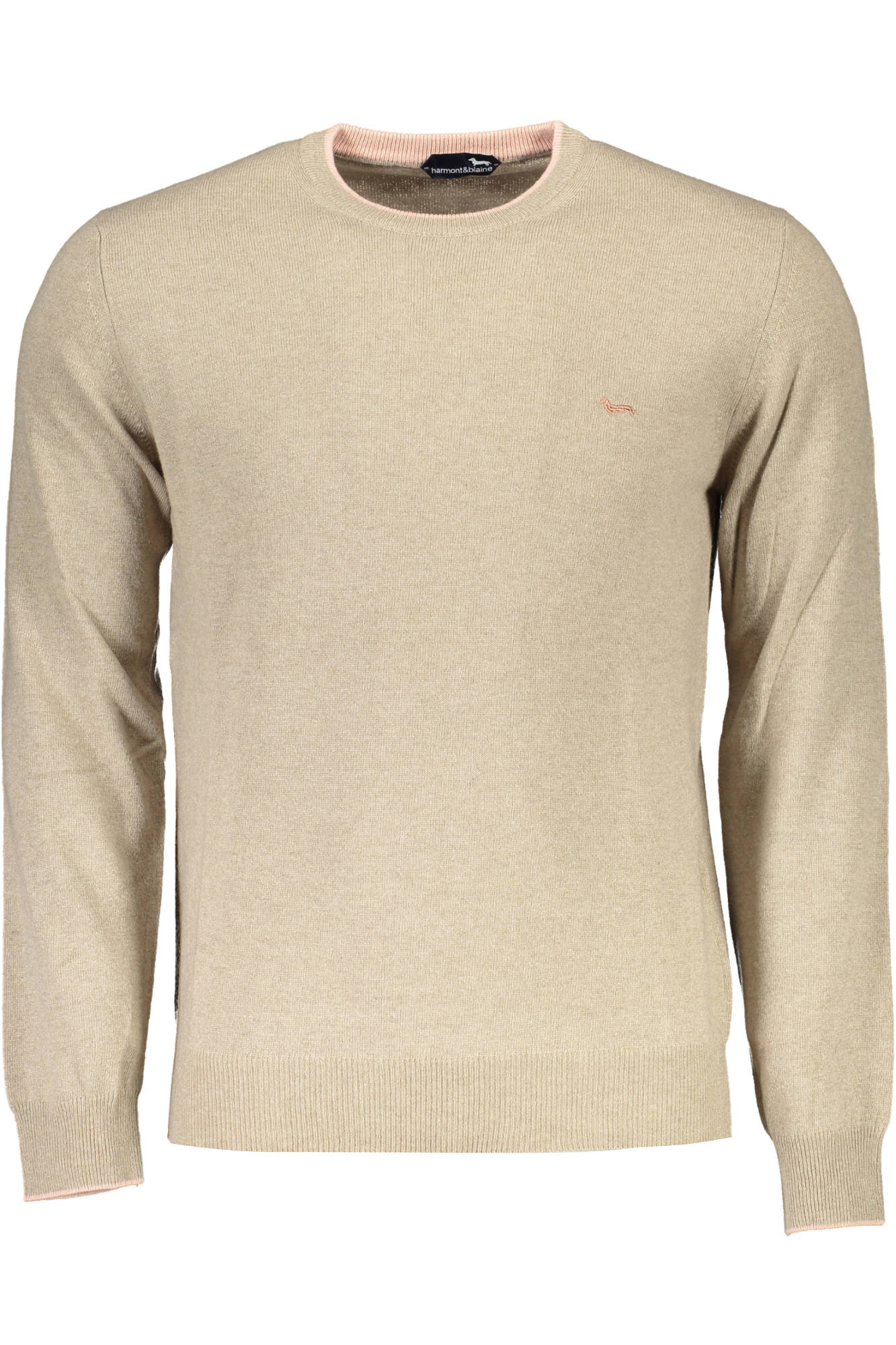 HARMONT &amp; BLAINE MEN&#039;S BEIGE SWEATER
