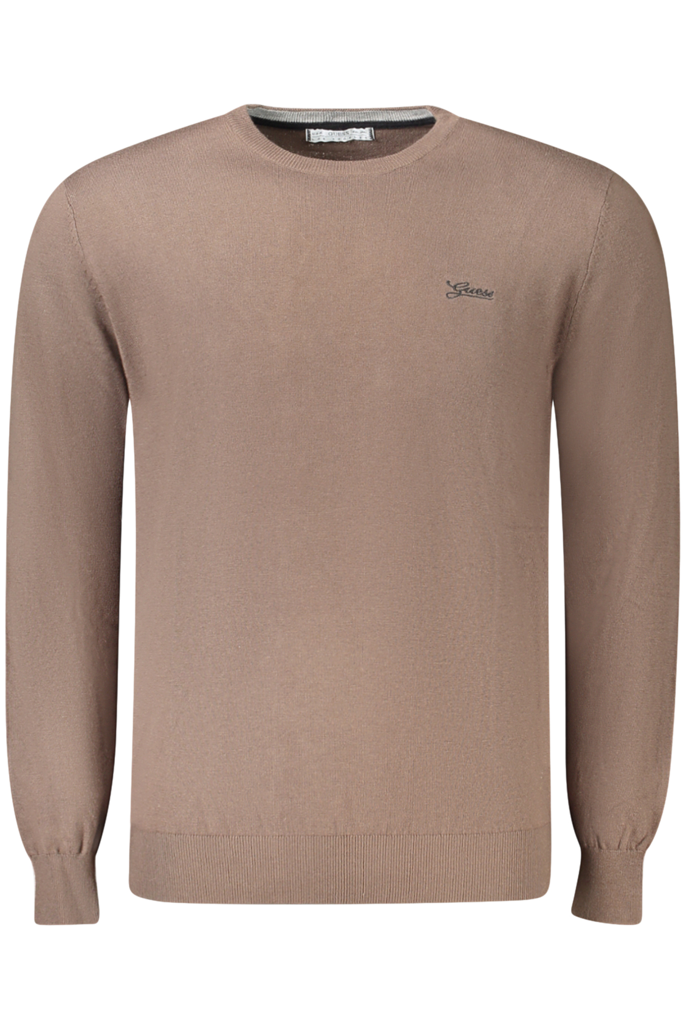 GUESS JEANS MENS SWEATER BROWN