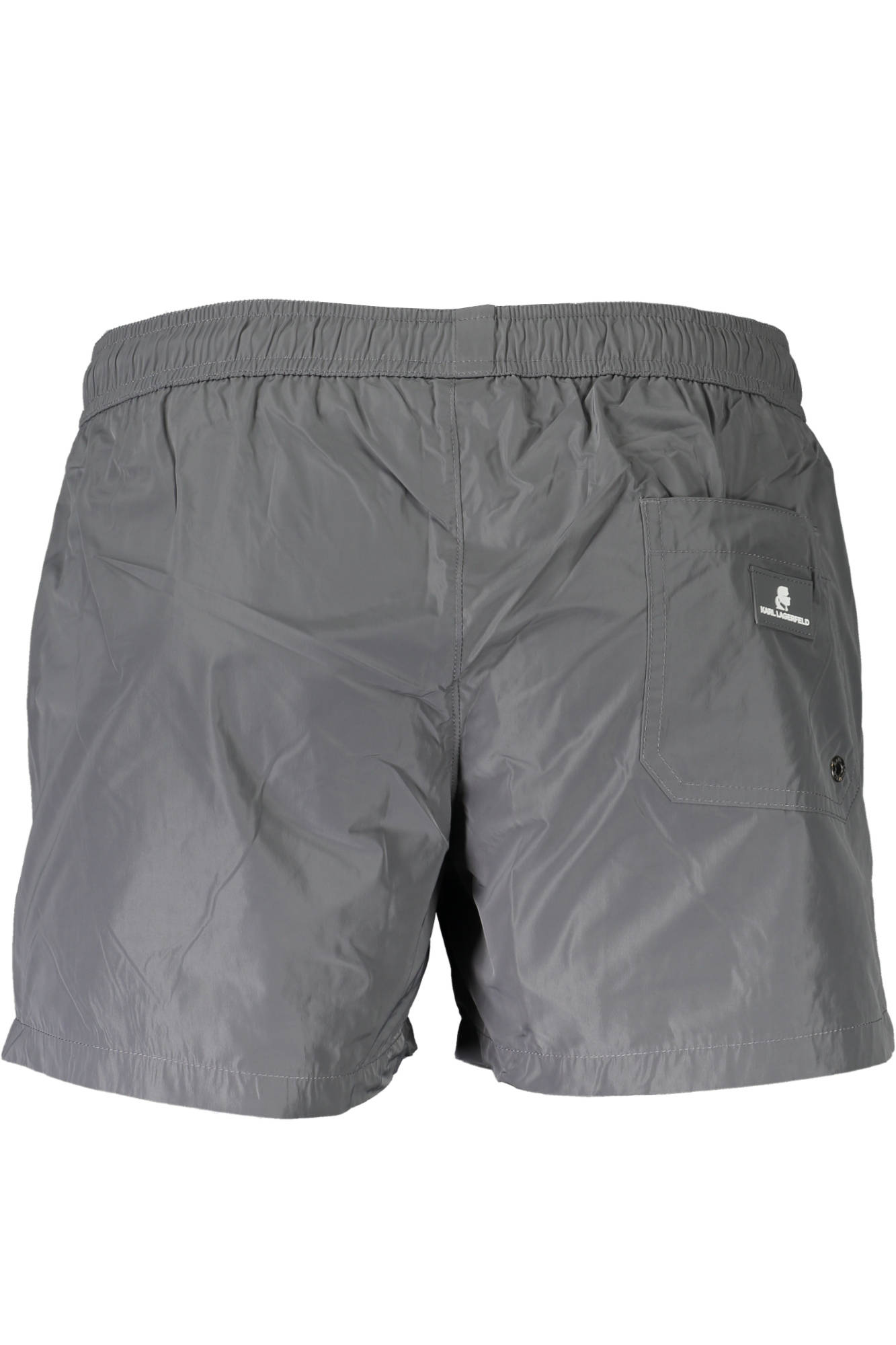 KARL LAGERFELD BEACHWEAR SWIMSUIT BOTTOM MEN GREY