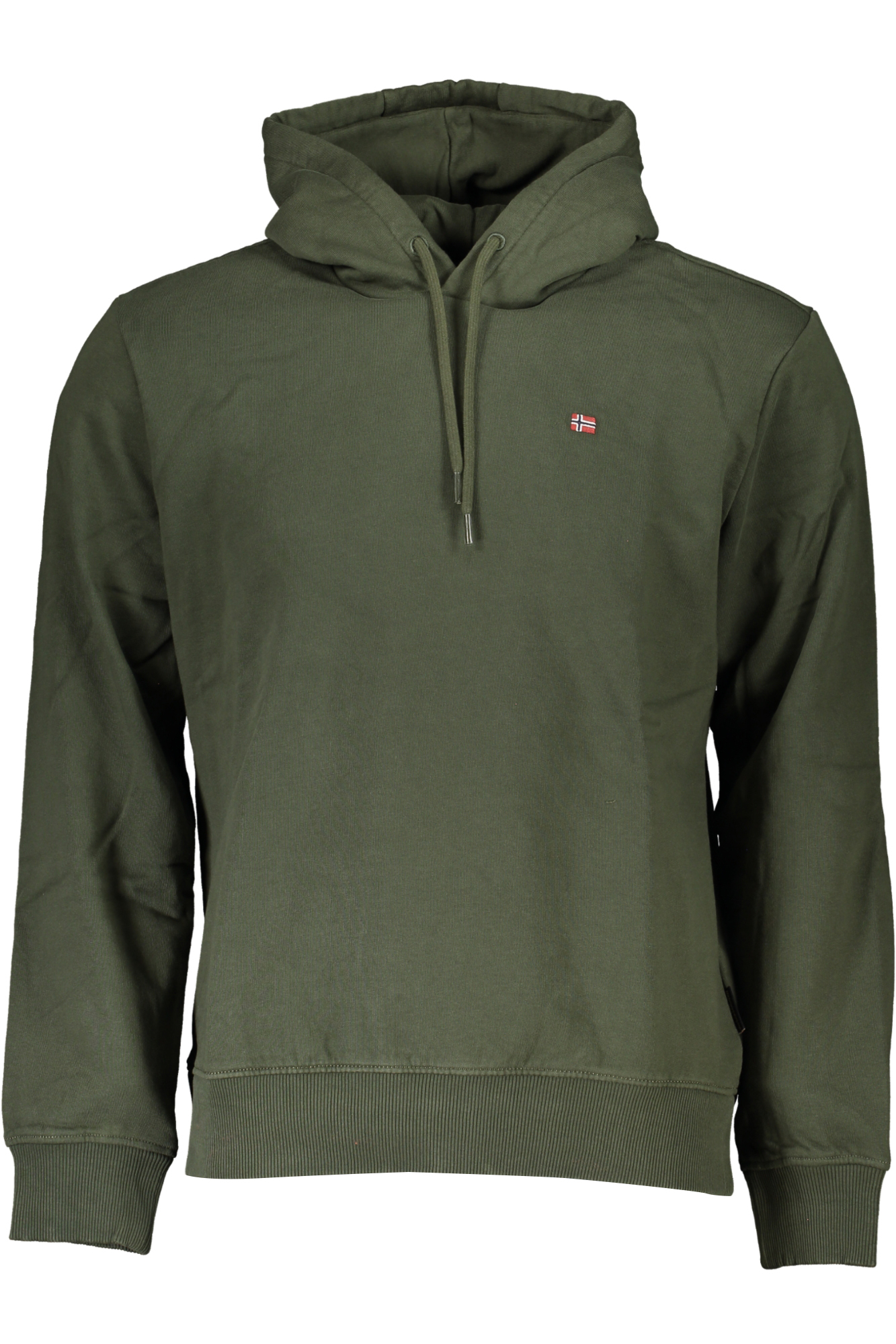 NAPAPIJRI GREEN MEN&#039;S ZIPLESS SWEATSHIRT