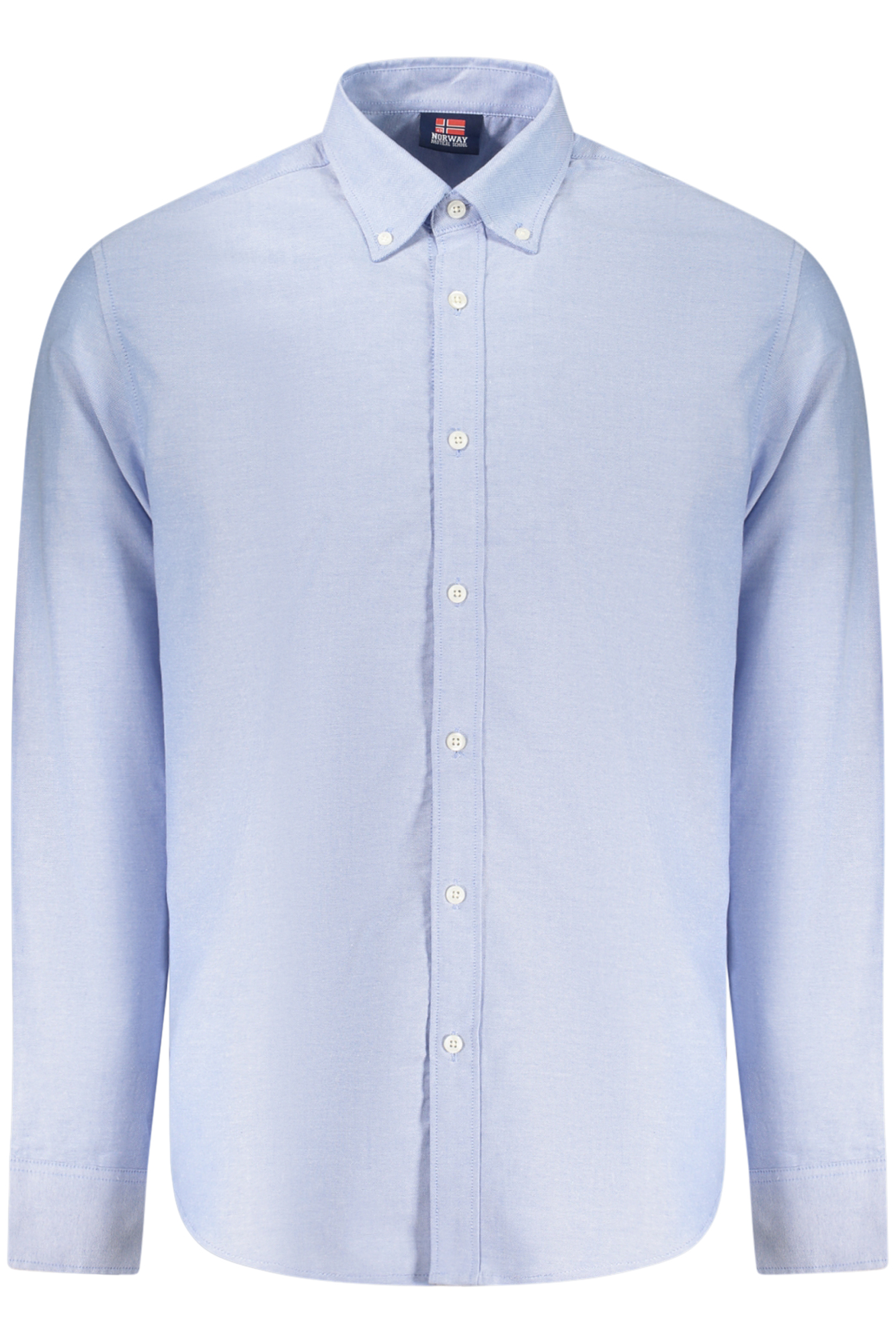 Pánska košeľa s dlhým rukávom, modrá