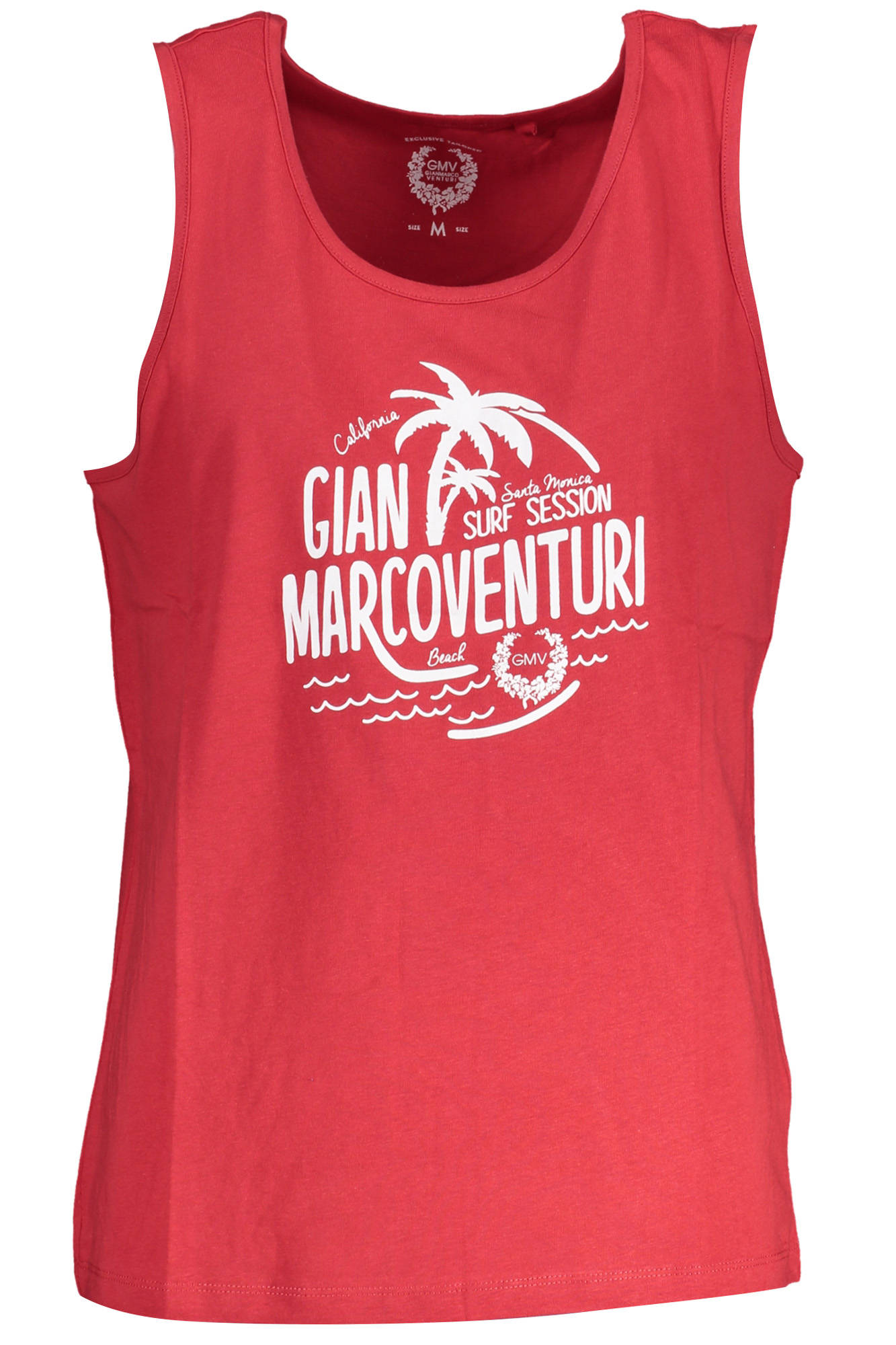 GIAN MARCO VENTURI MENS RED TANK TOP