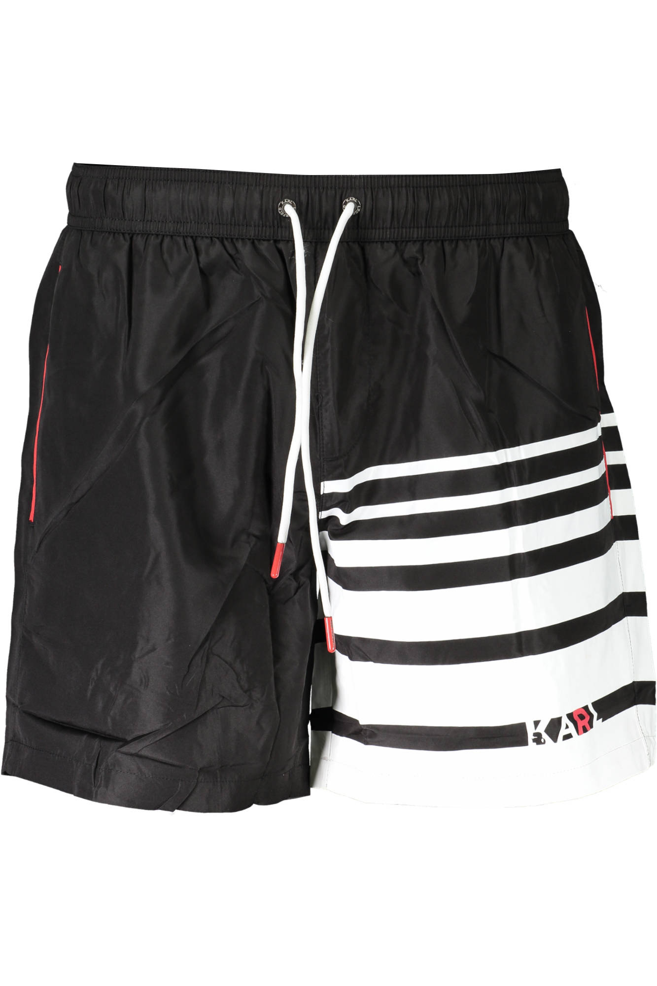 KARL LAGERFELD BEACHWEAR SWIMSUIT BLACK MEN'S BOTTOM