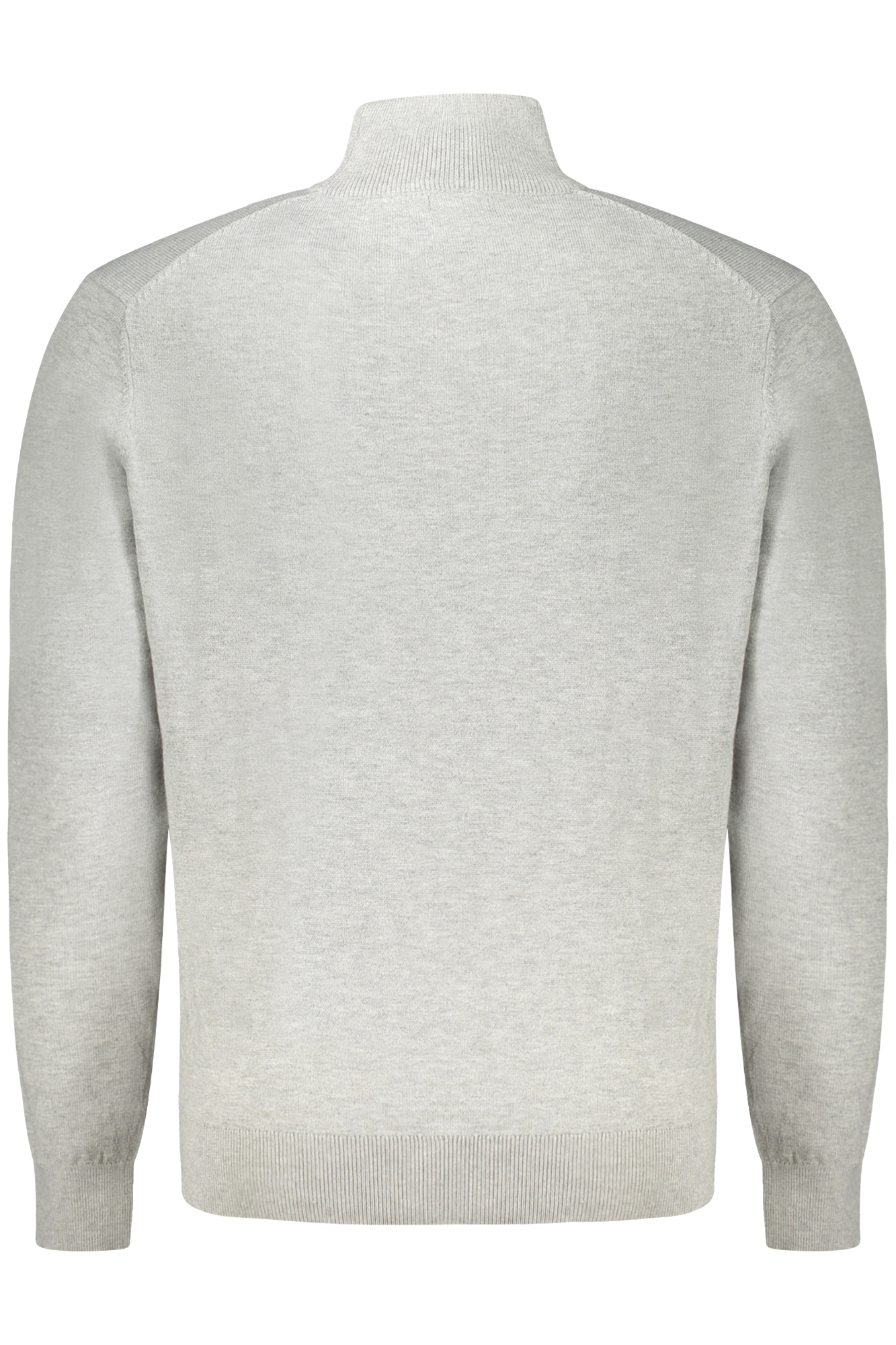 Pulover gri pentru bărbați cu guler înalt