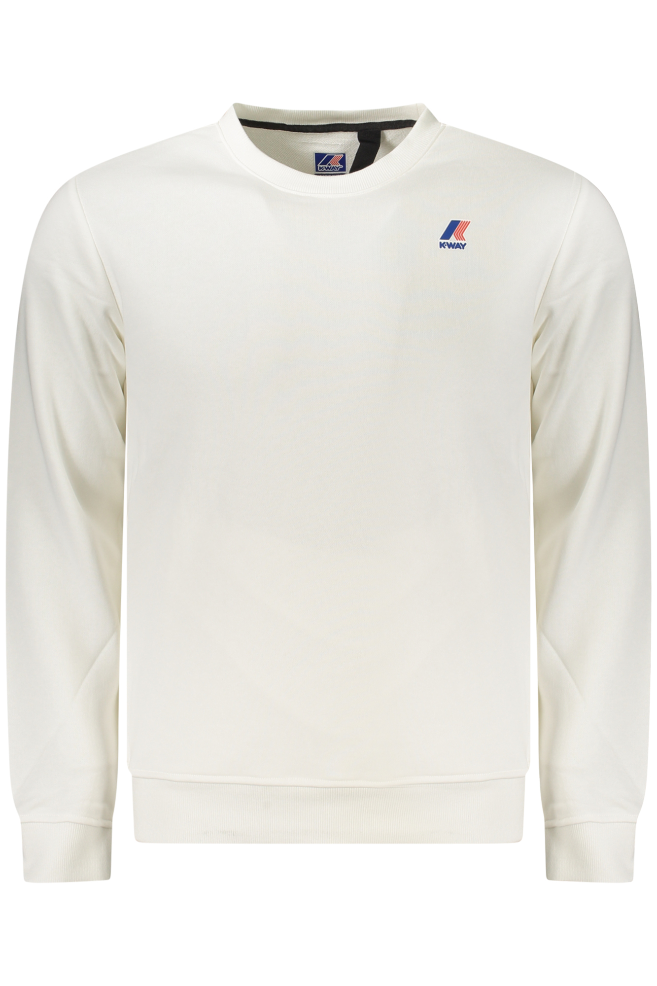 K-WAY SWEATSHIRT WITHOUT ZIP MEN WHITE