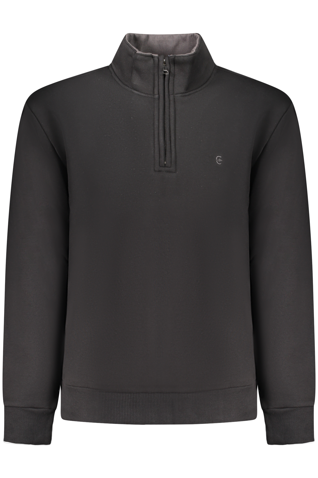 Pánska čierna mikina na zips COVERI MOVING