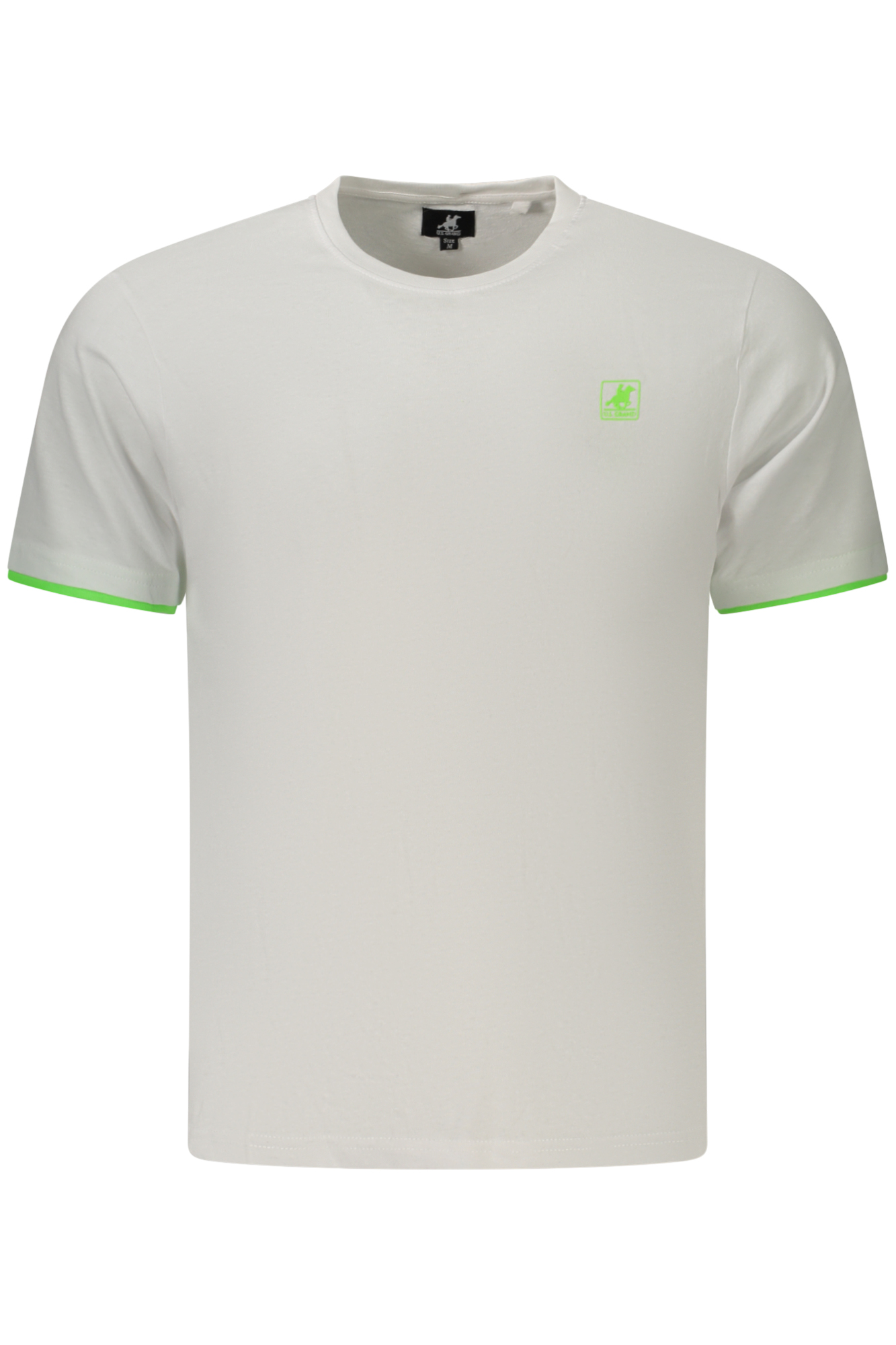 Мъжка бяла тениска с къс ръкав