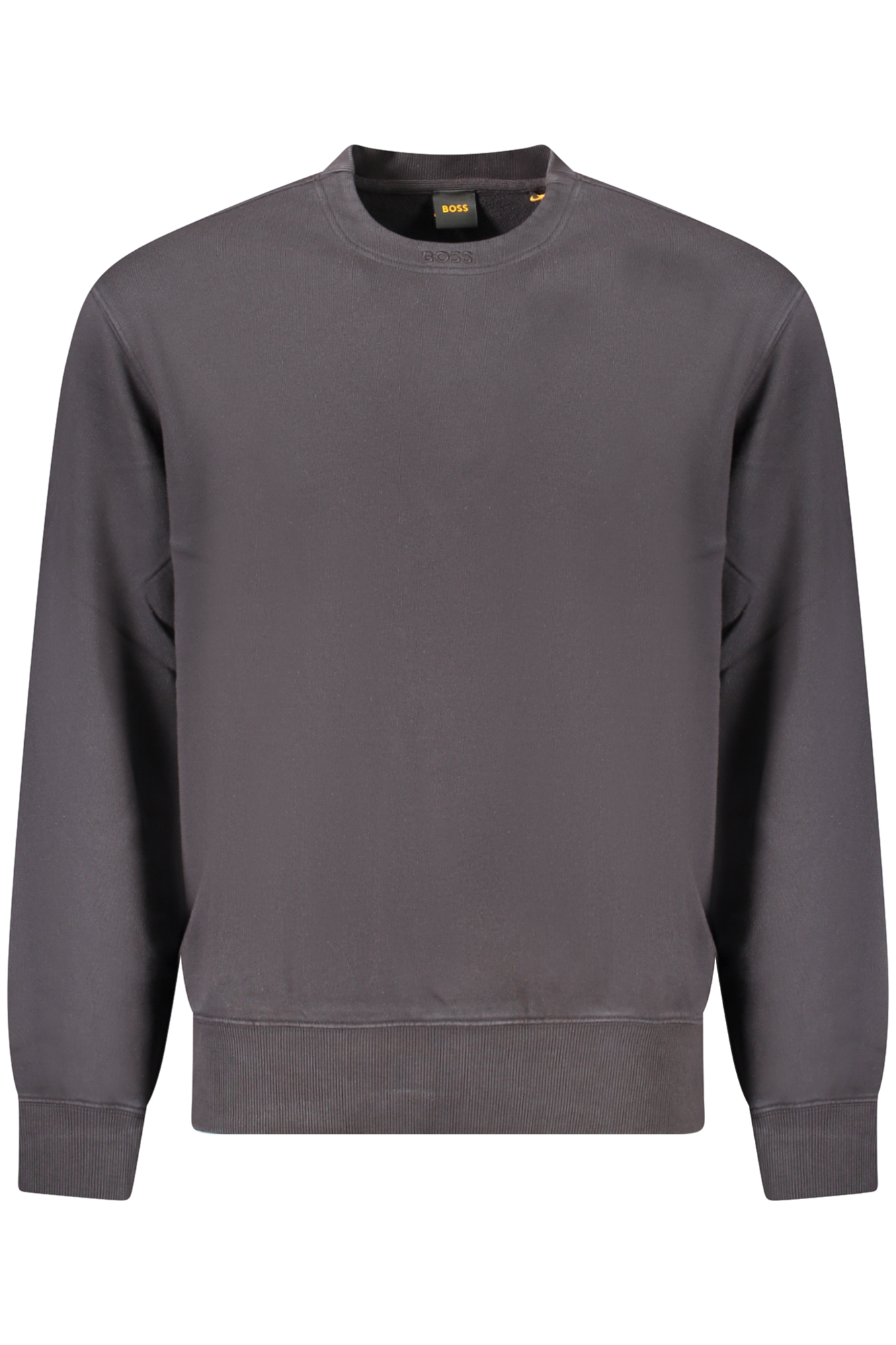 HUGO BOSS MEN&#039;S BLACK ZIP-UP SWEATSHIRT