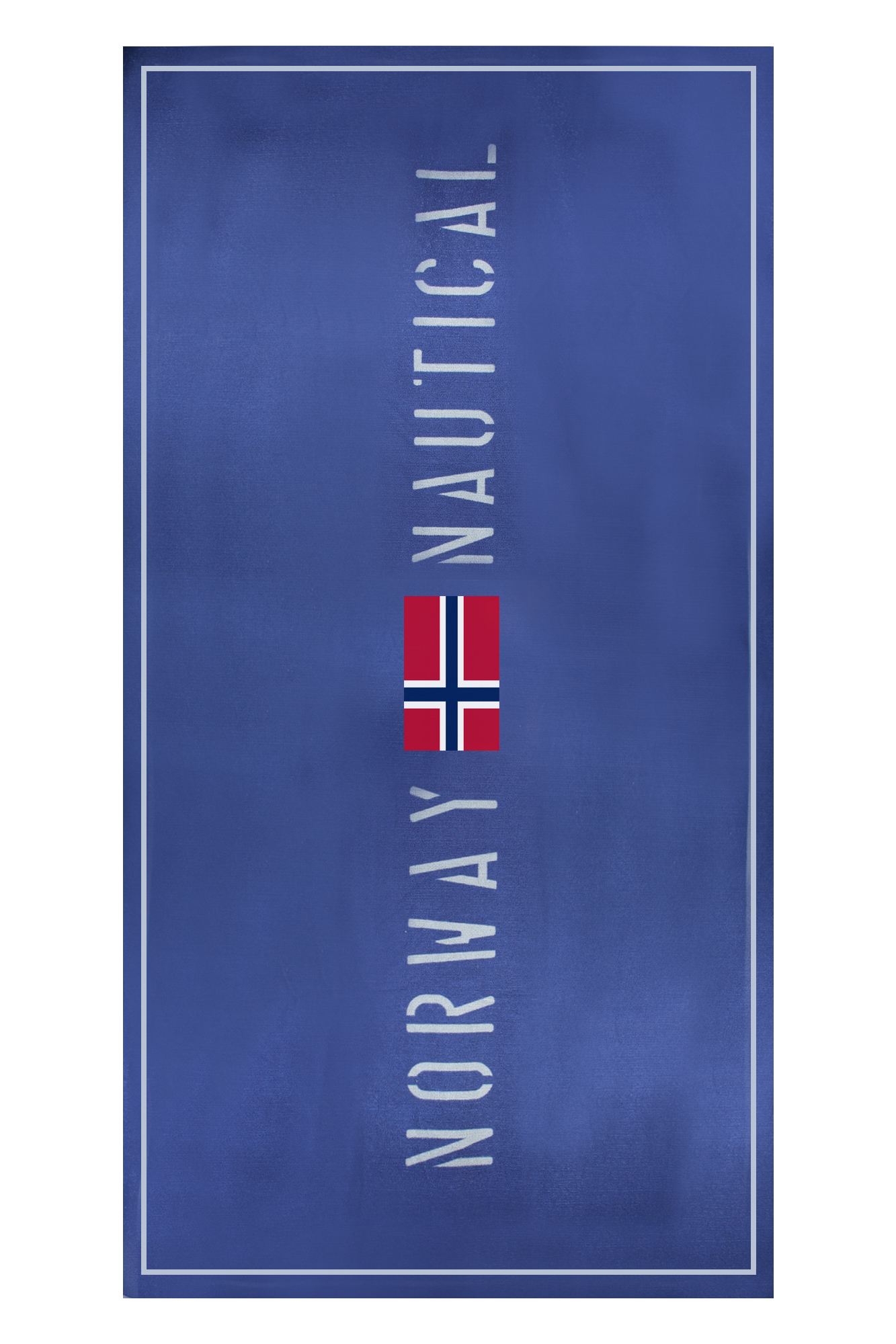 Modrý plážový uterák Norway 1963