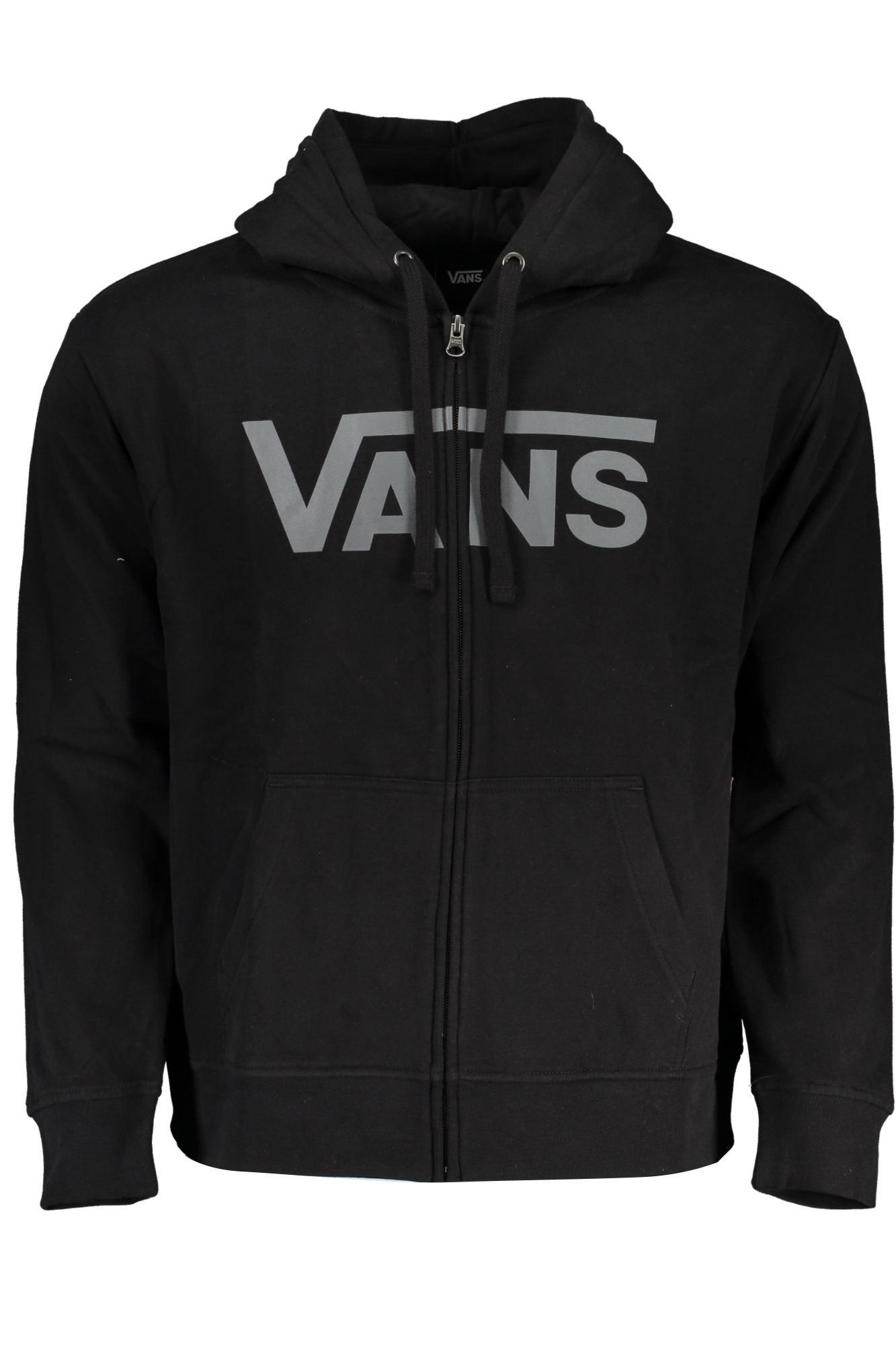 VANS MEN&#039;S BLACK ZIP SWEATSHIRT