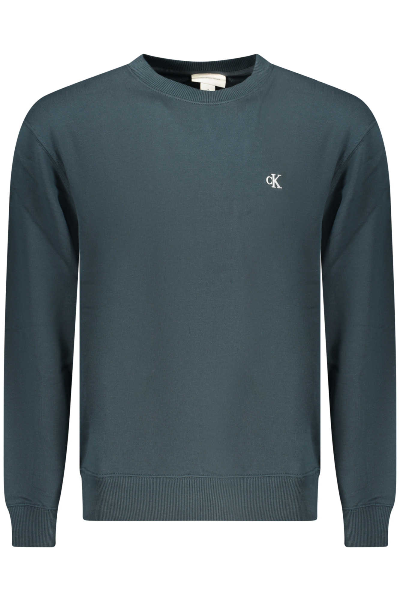 CALVIN KLEIN MEN'S BLUE ZIP-UP SWEATSHIRT