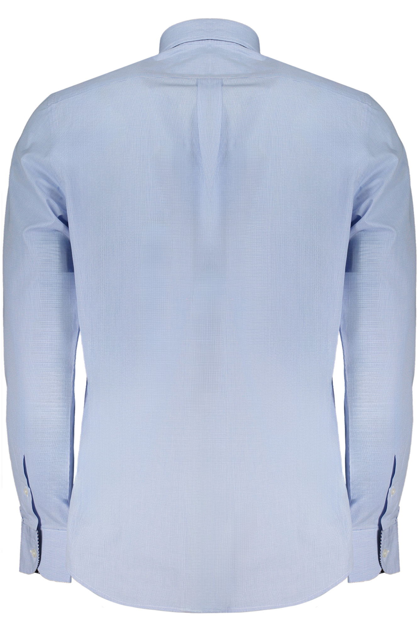 Cămașă bărbătească cu mânecă lungă albastră