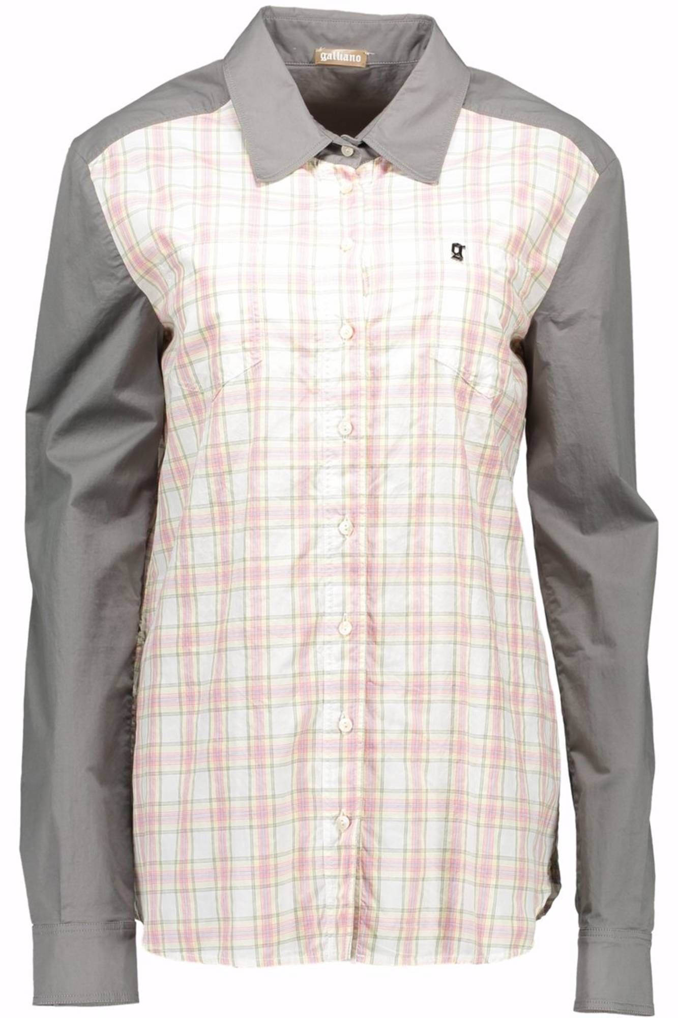 JOHN GALLIANO WOMEN&#039;S LONG SLEEVE SHIRT GRAY