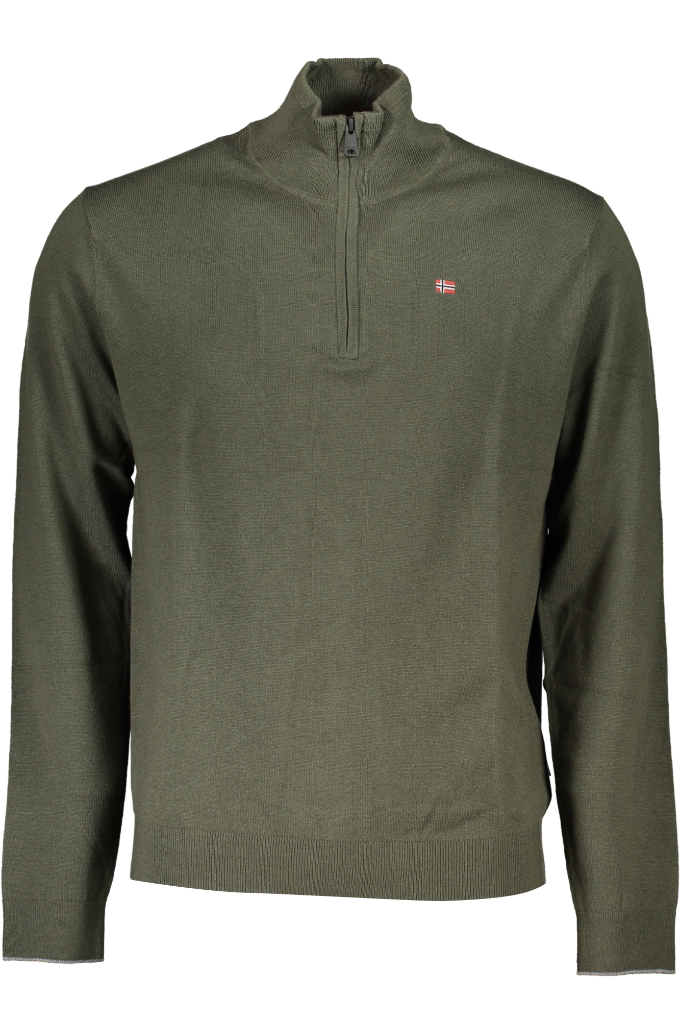 NAPAPIJRI GREEN MEN&#039;S SWEATER