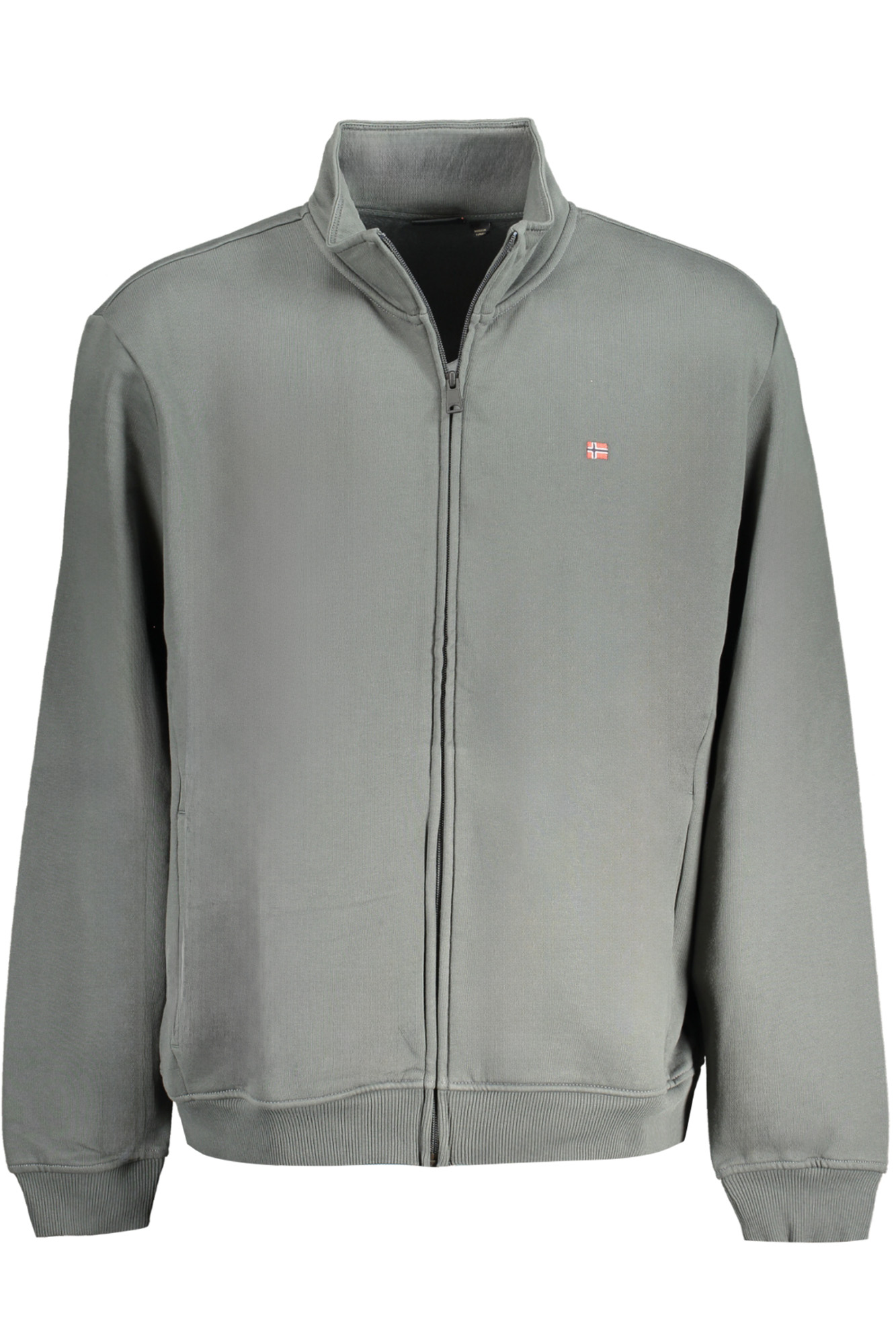 NAPAPIJRI MENS ZIP-UP SWEATSHIRT GREEN