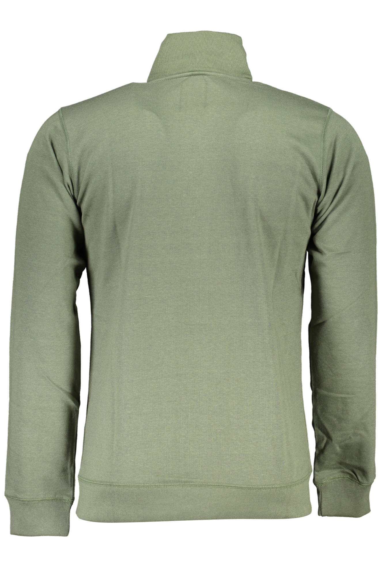 GIAN MARCO VENTURI MEN&#039;S ZIP-UP SWEATSHIRT GREEN