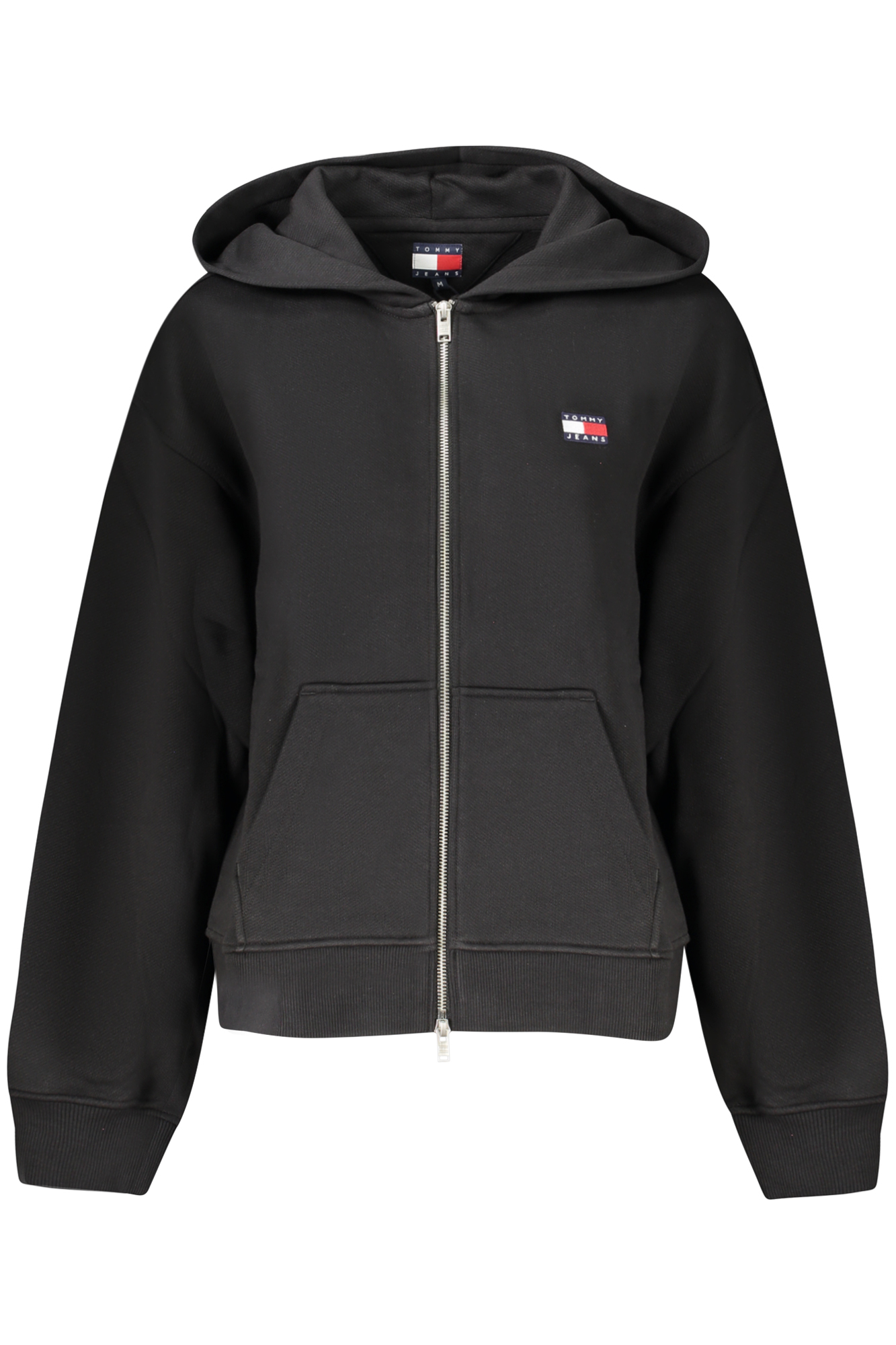 TOMMY HILFIGER WOMEN&#039;S ZIP-UP SWEATSHIRT BLACK
