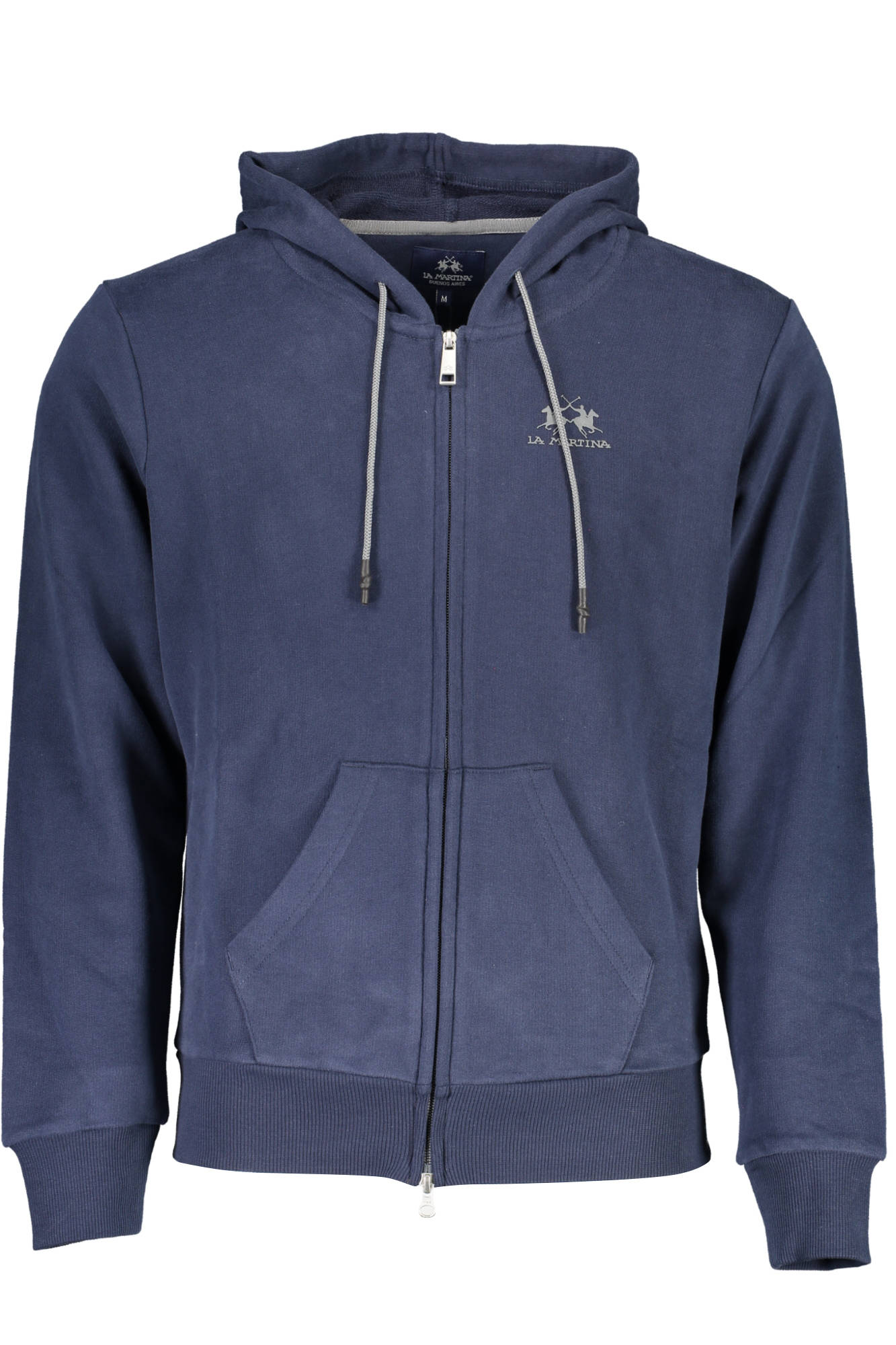 LA MARTINA MEN&#039;S BLUE ZIP SWEATSHIRT