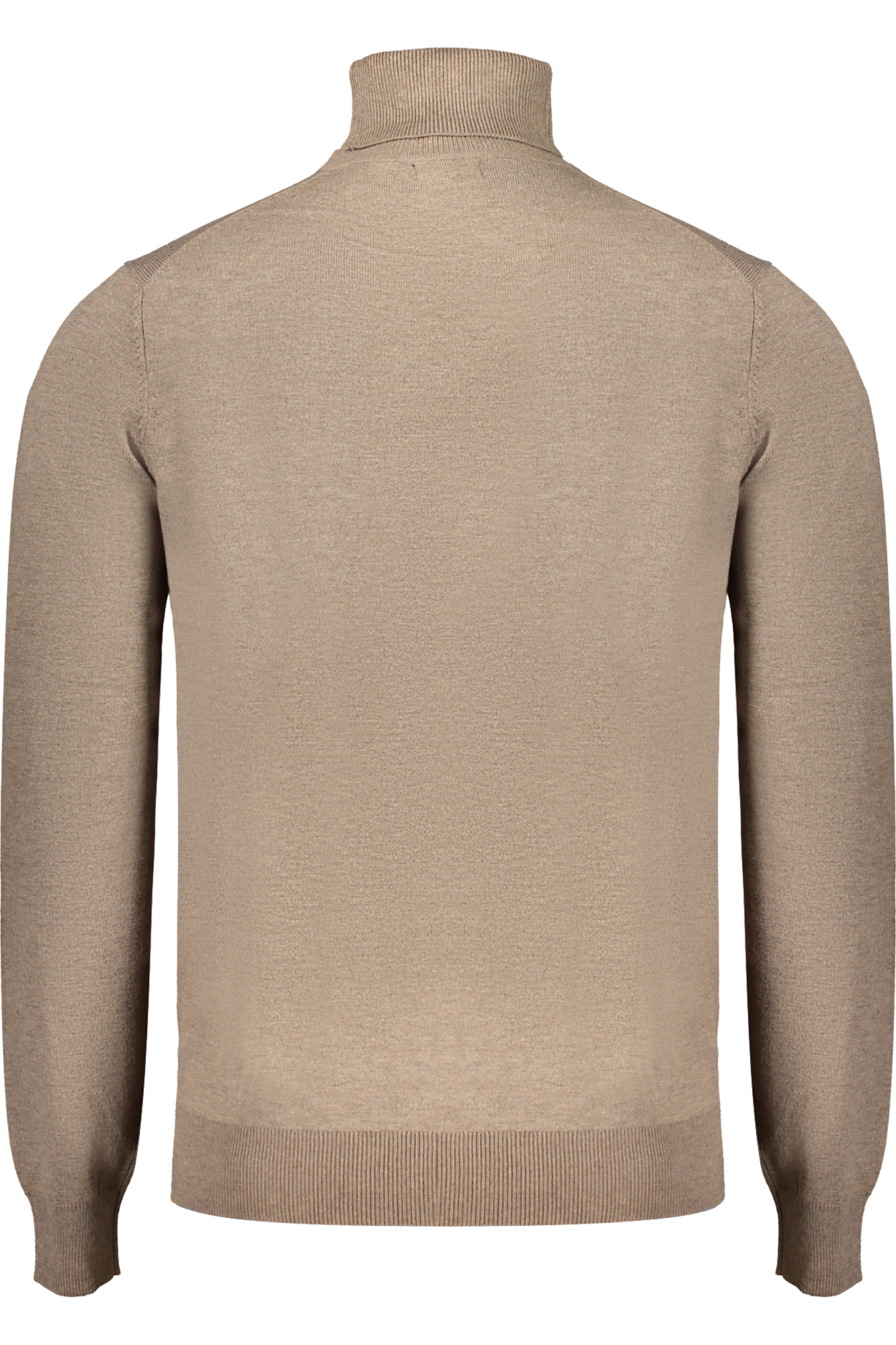 Pulover cu guler înalt maro pentru bărbați