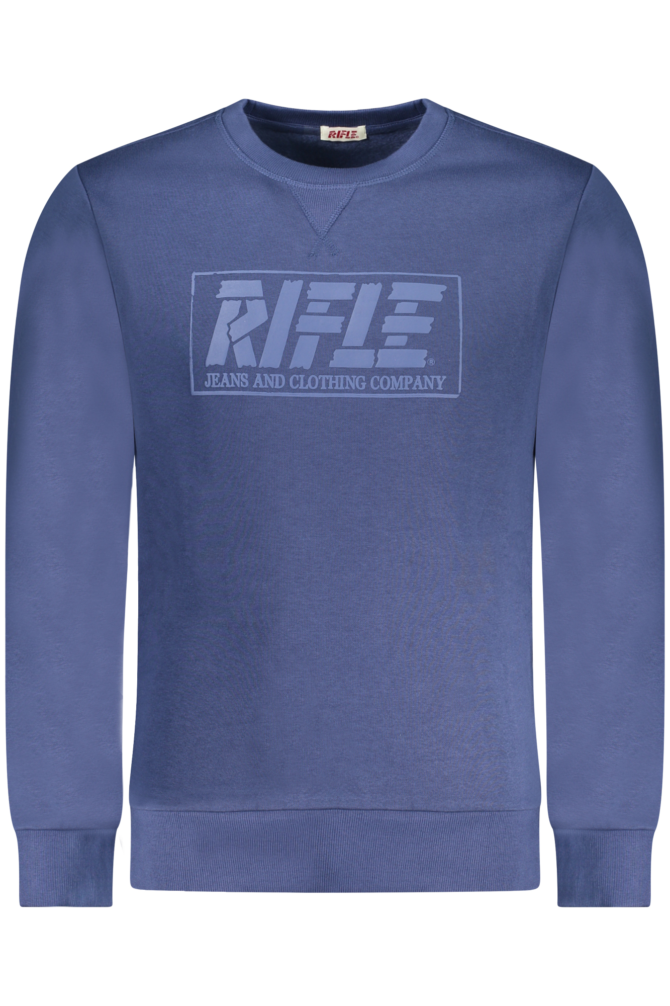 RIFLE MEN'S ZIP-UP SWEATSHIRT BLUE