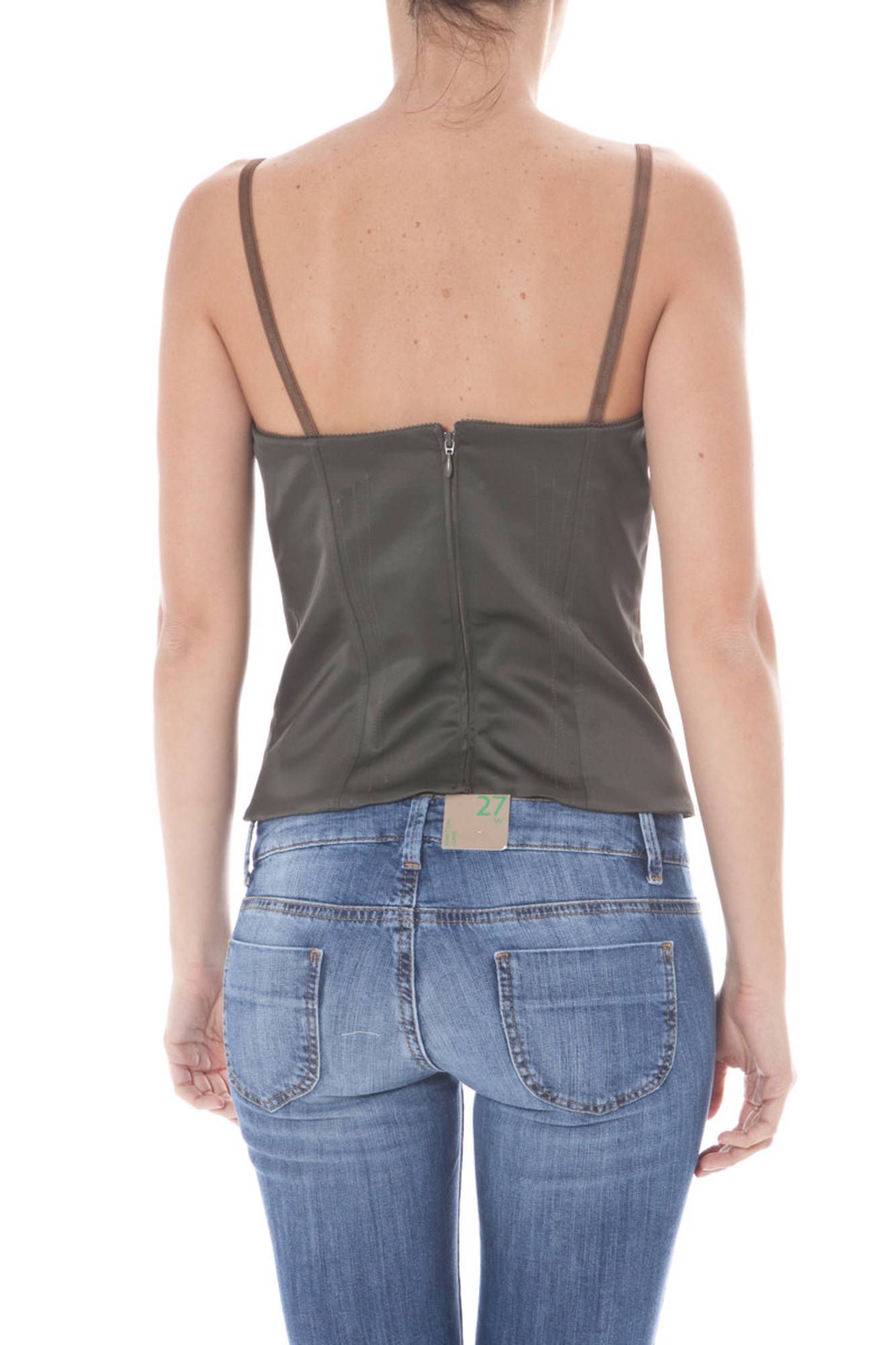 Top verde pentru femei John Galliano