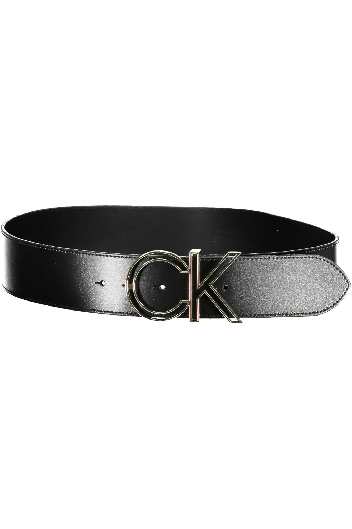 Curea din piele neagră Calvin Klein