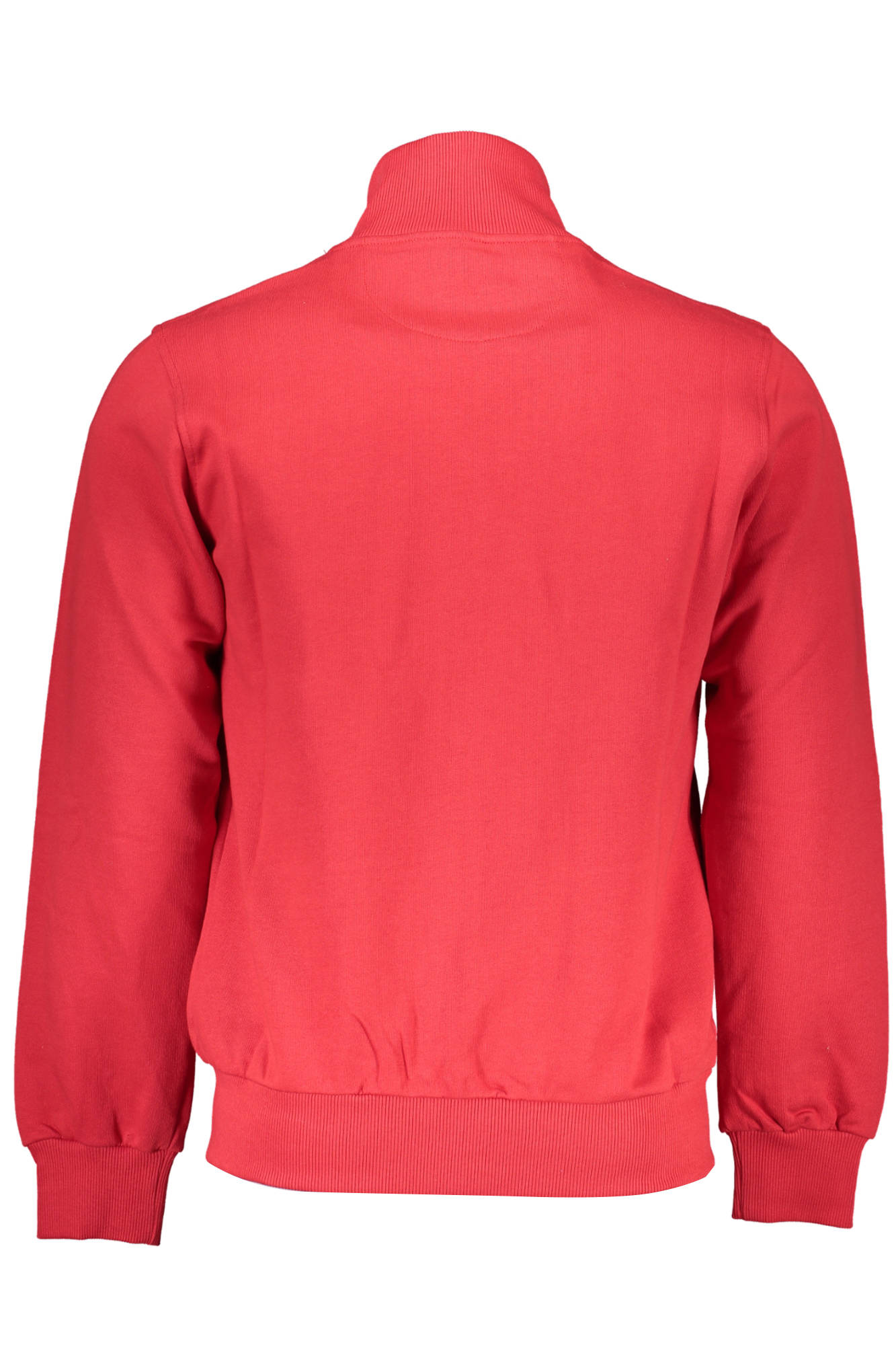 LA MARTINA RED MEN&#039;S ZIP-UP SWEATSHIRT