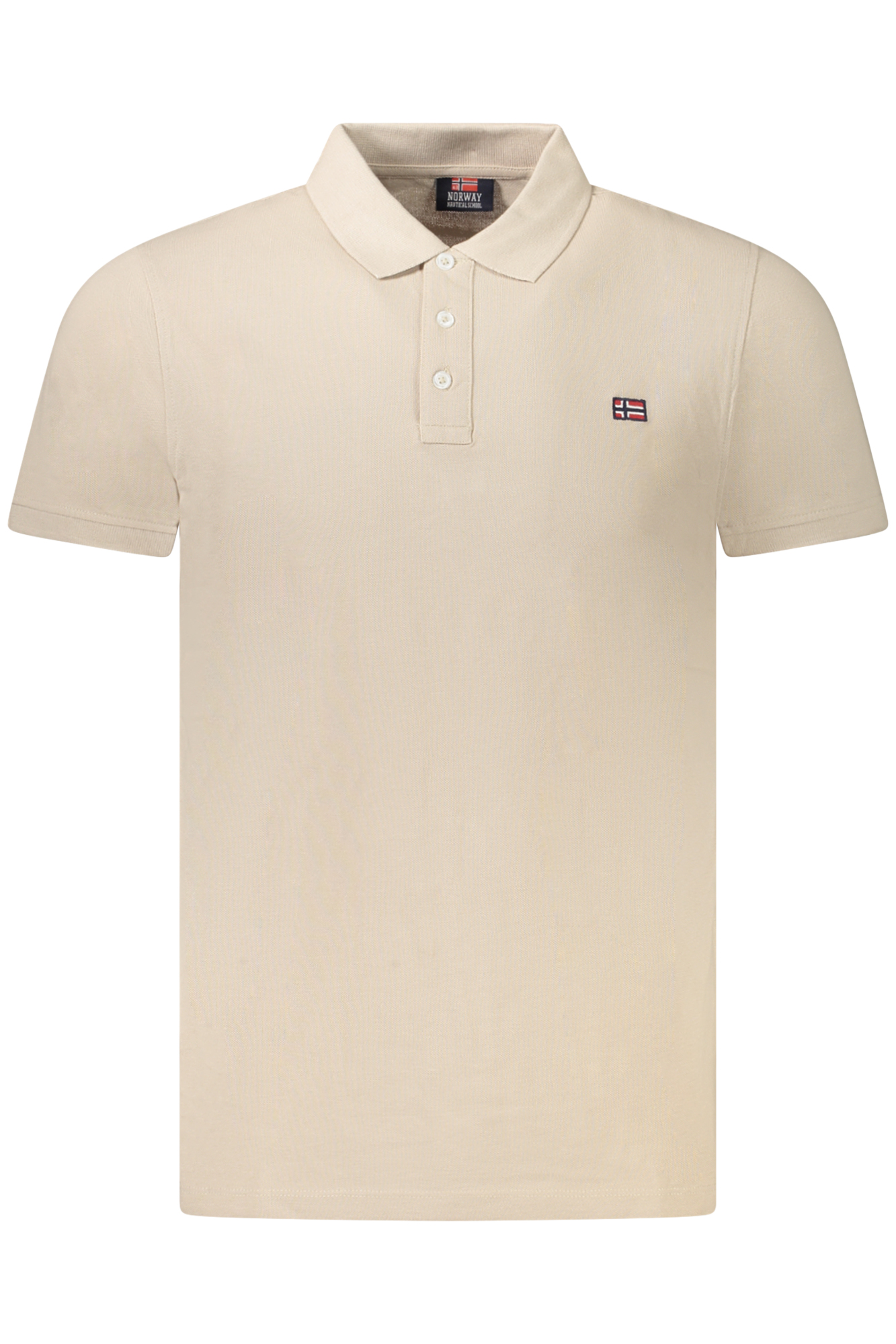 NORWAY 1963 MEN&#039;S SHORT SLEEVE POLO SHIRT BEIGE